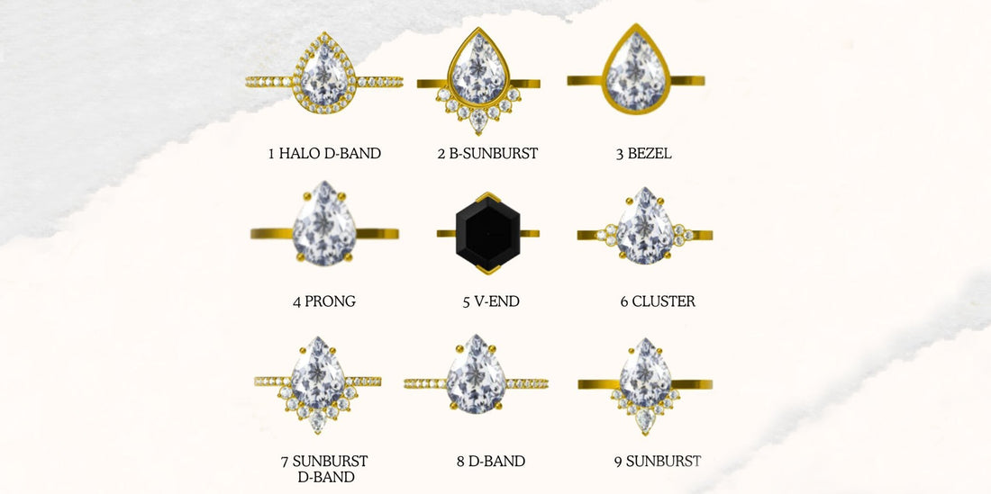 diamond and ring setting