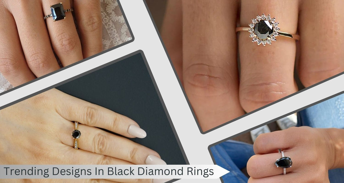 Trending Designs in Black Diamond Engagement Rings