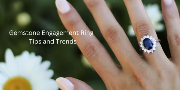 gemstone engagement ring