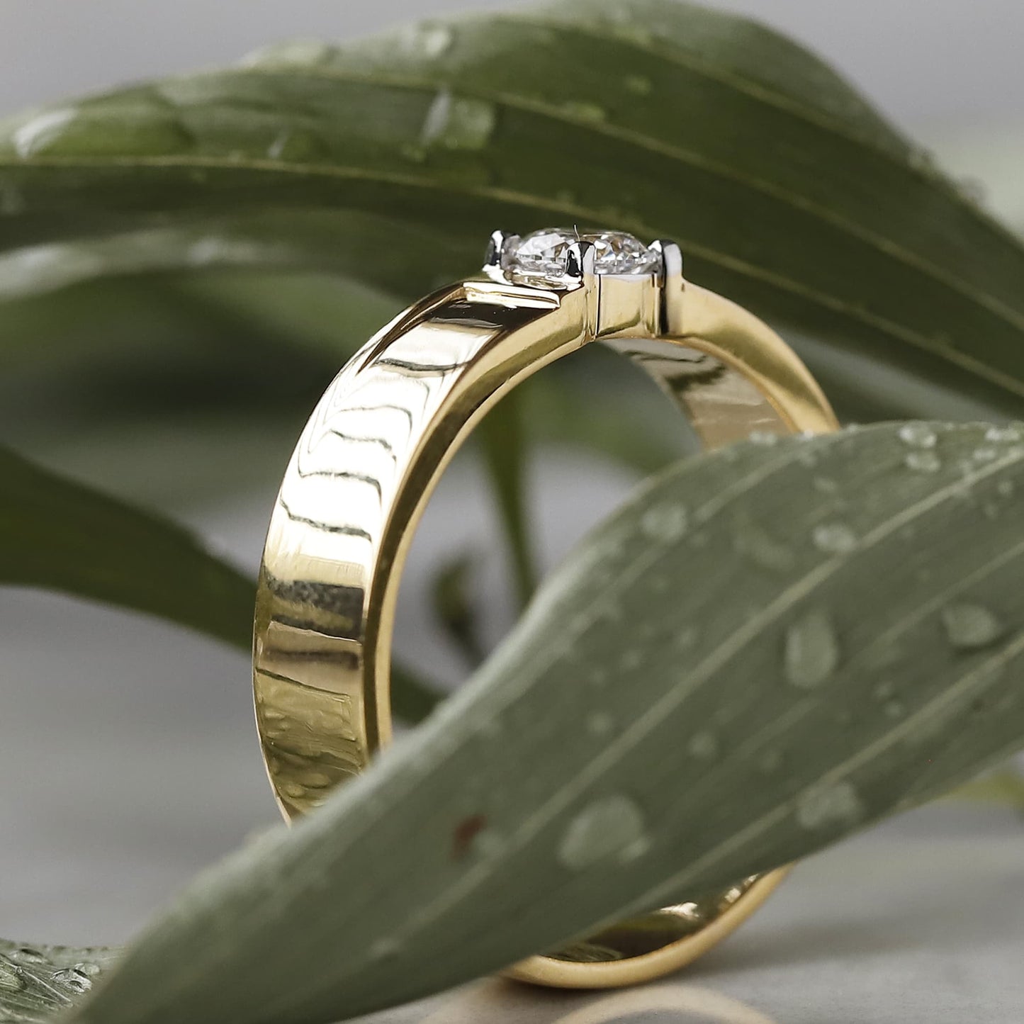 lab diamond mens ring