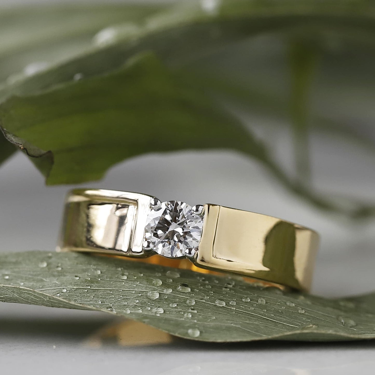 lab diamond mens ring
