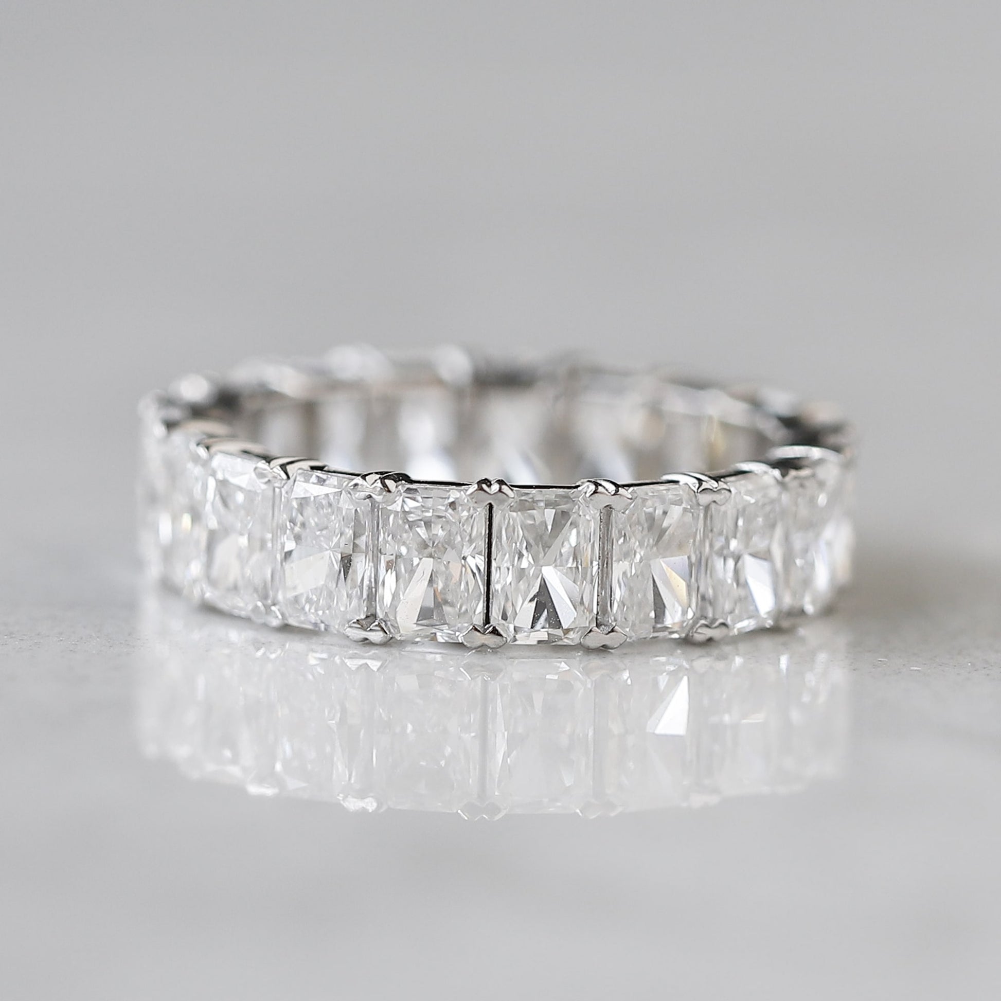 wedding band with diamonds