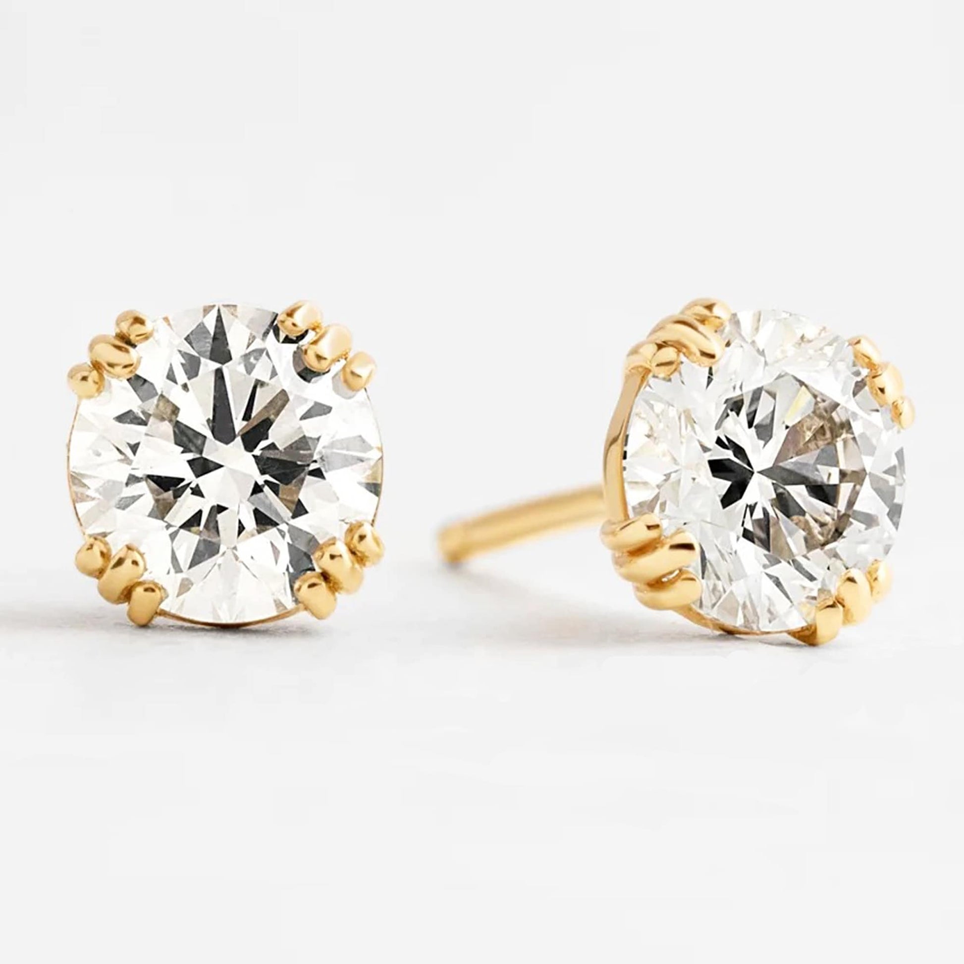 diamond stud earrings