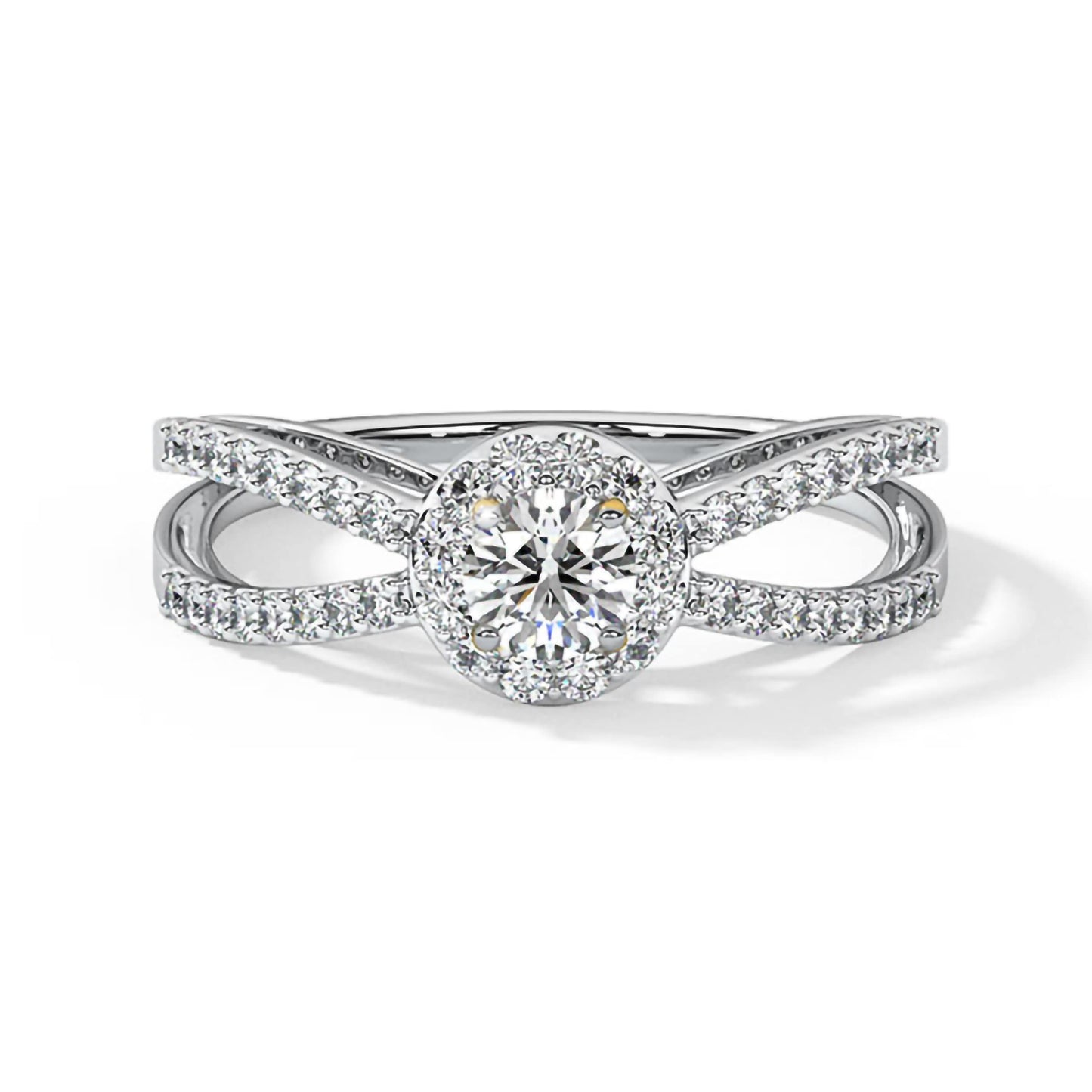 halo engagement ring