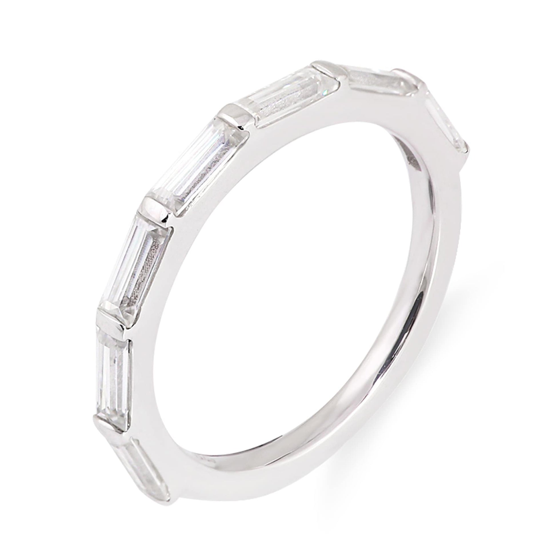 moissanite wedding bands