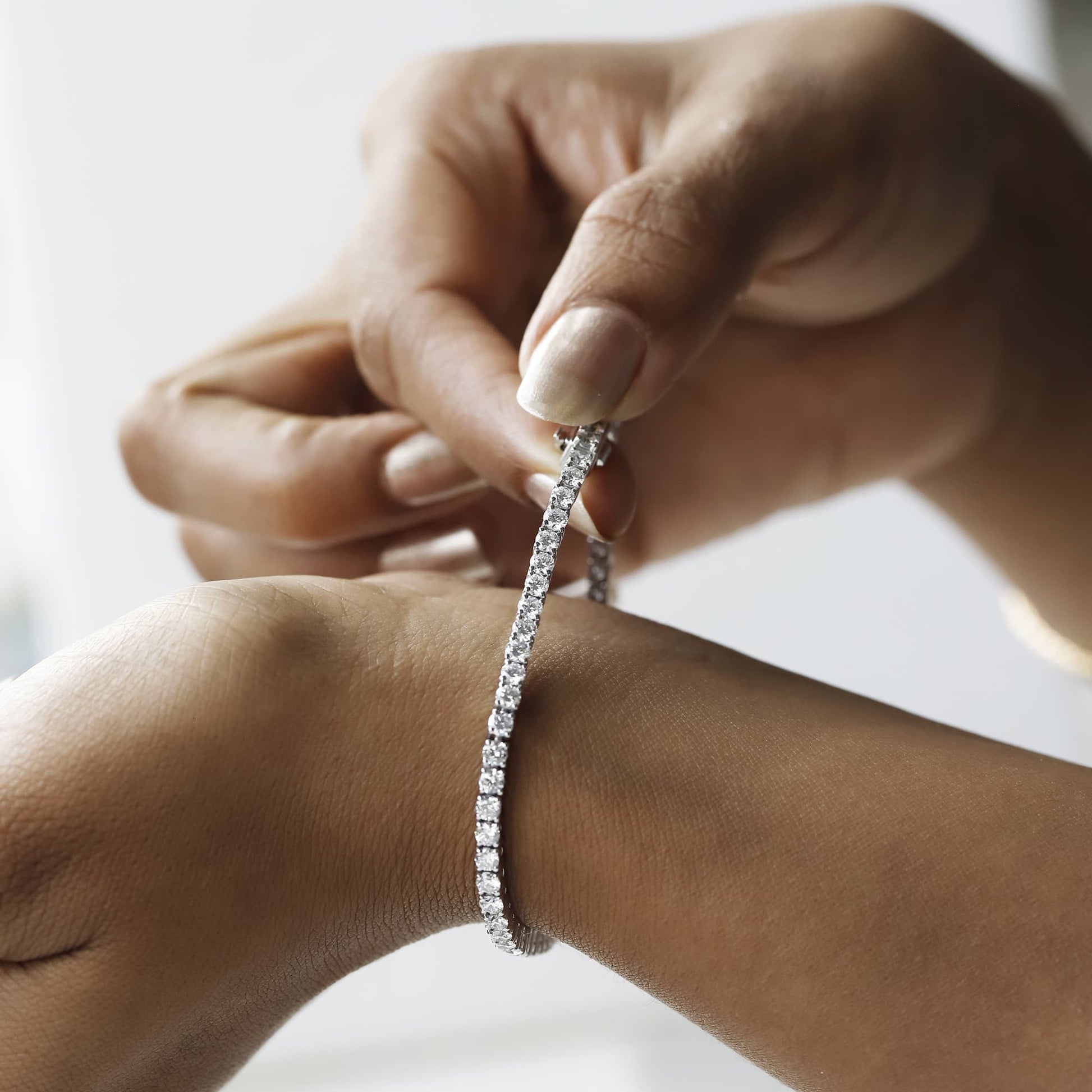 diamond tennis bracelet women