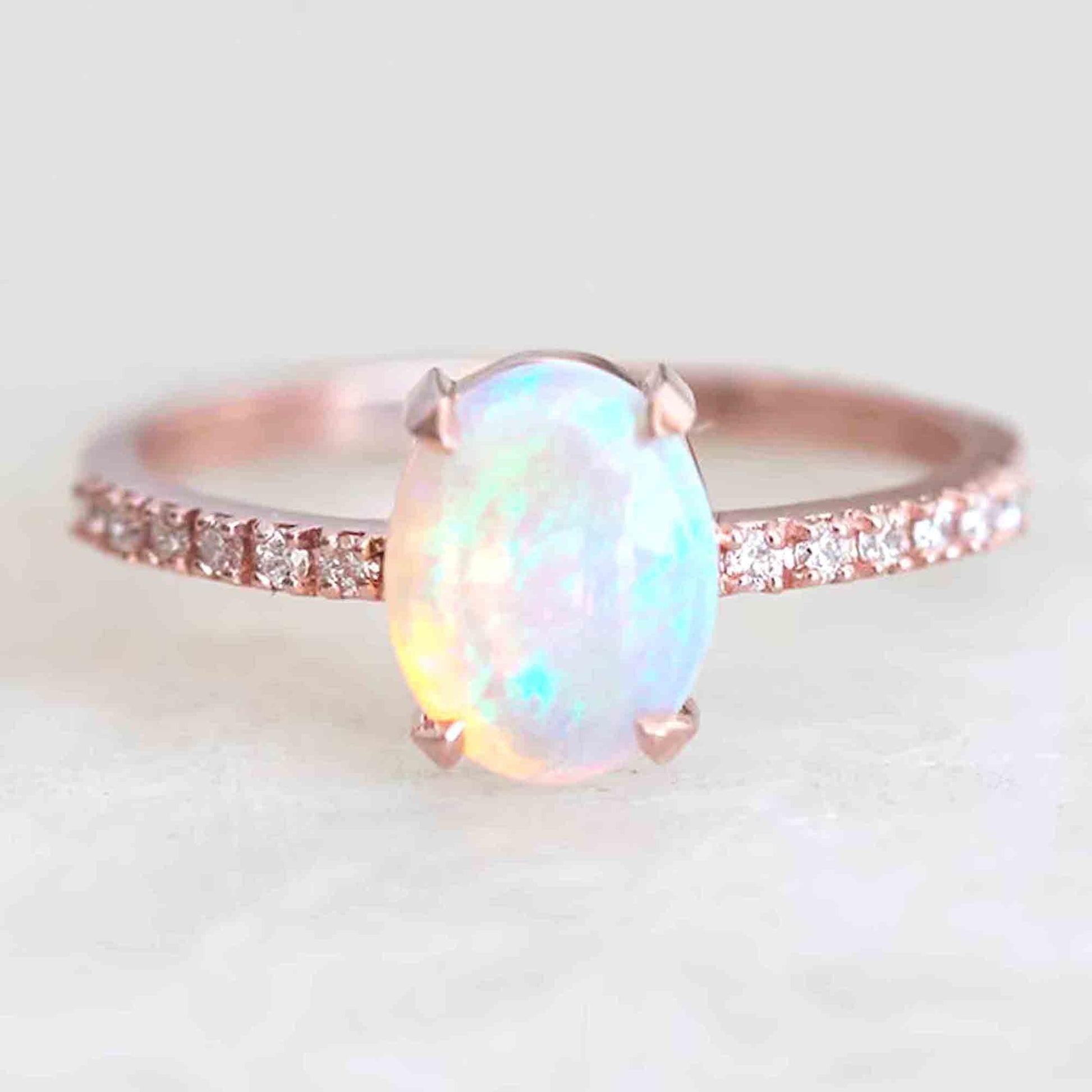 opal engagement ring
