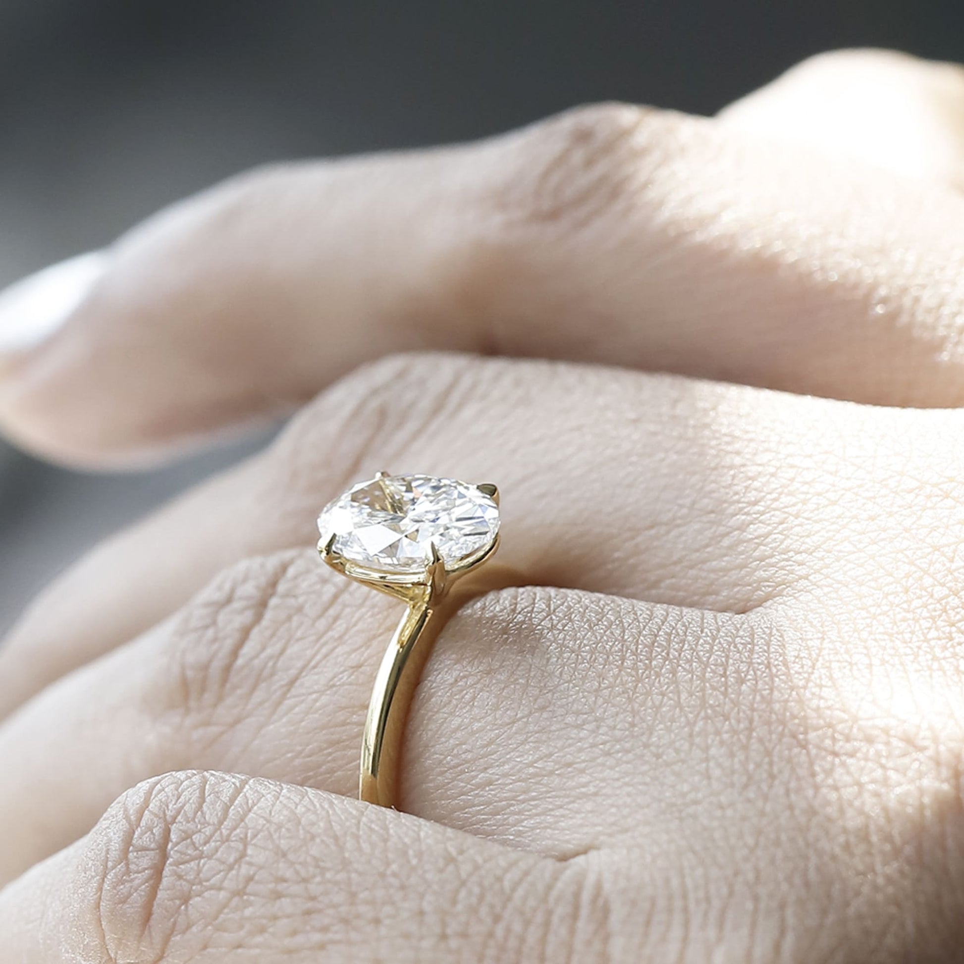 oval engagement ring