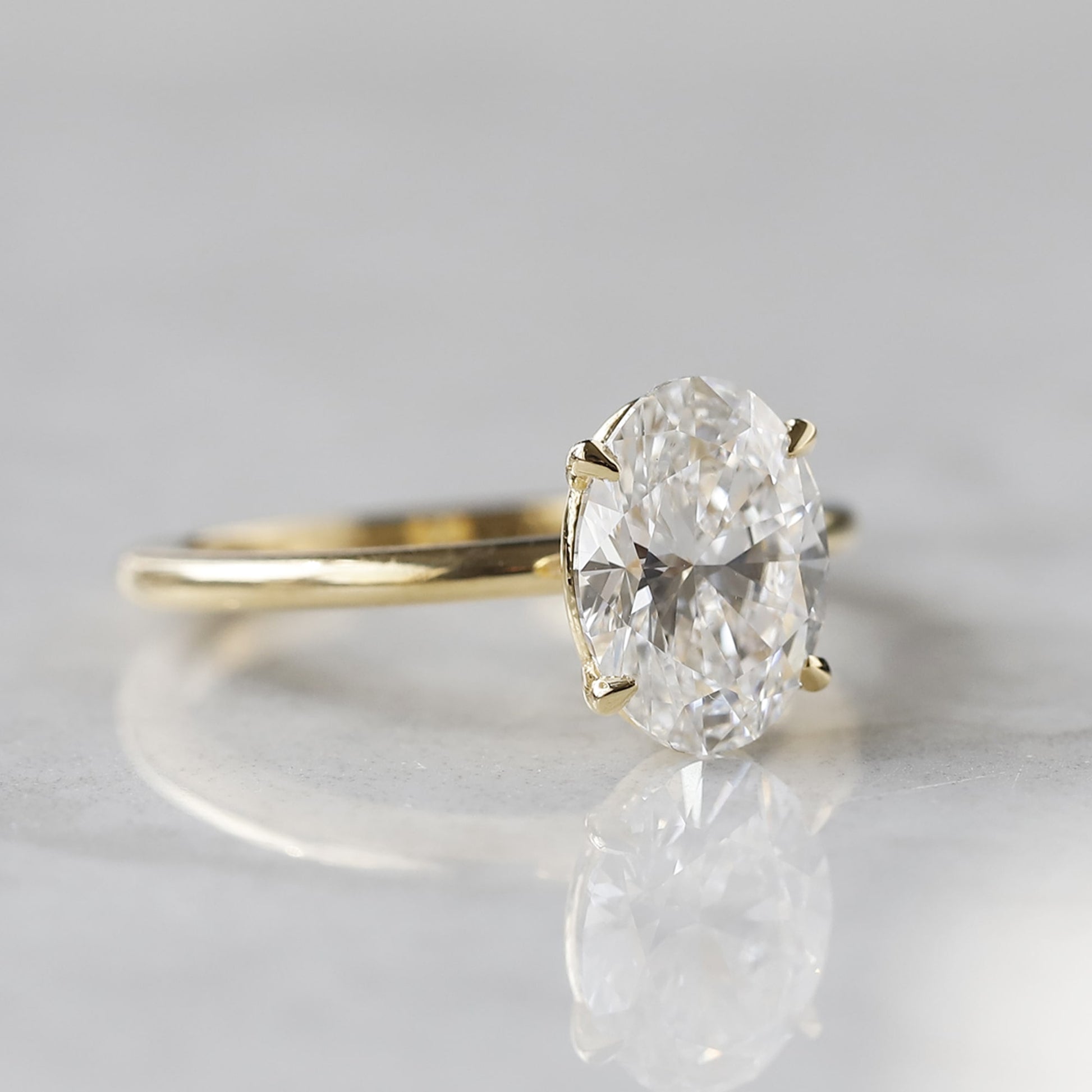 oval engagement ring