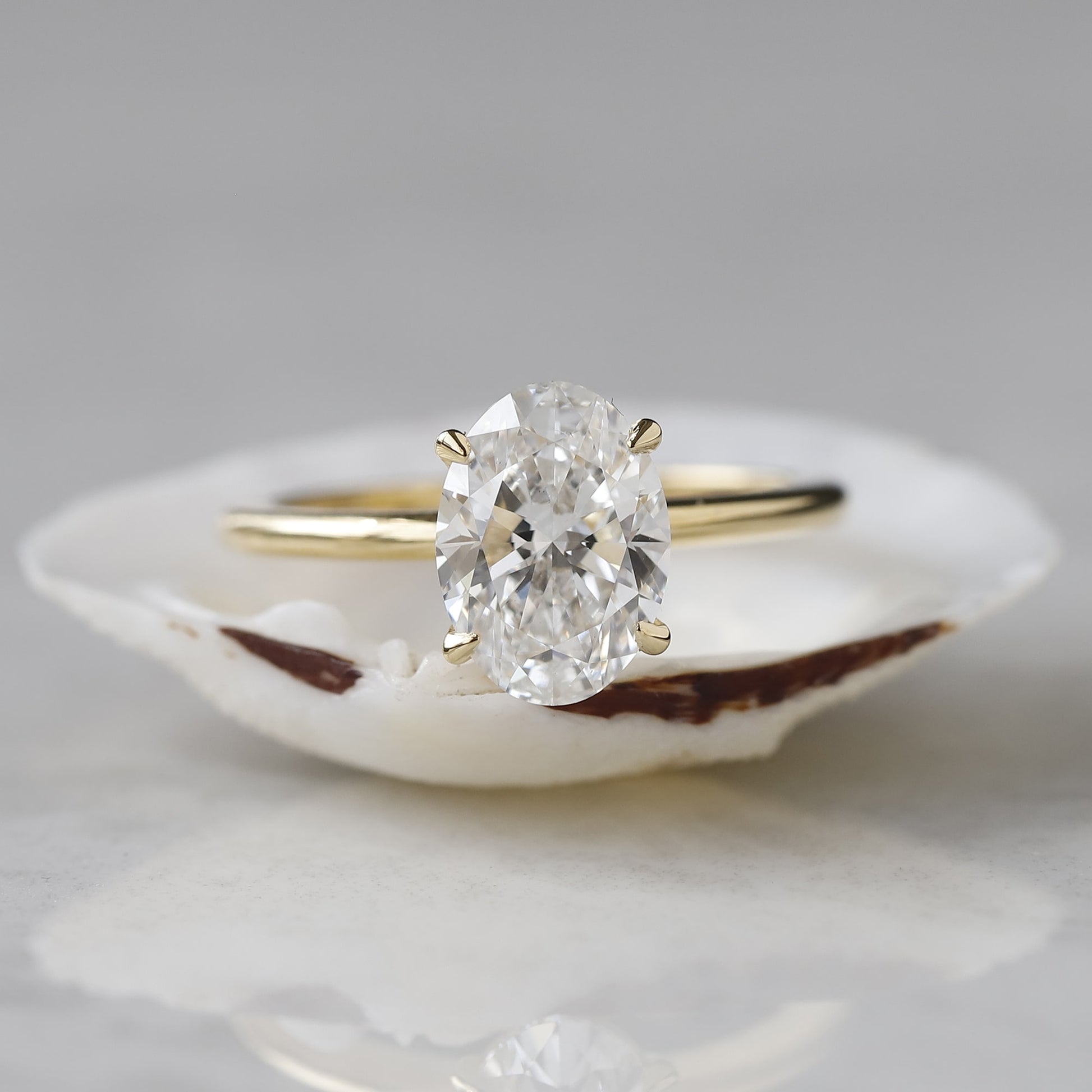 oval engagement ring