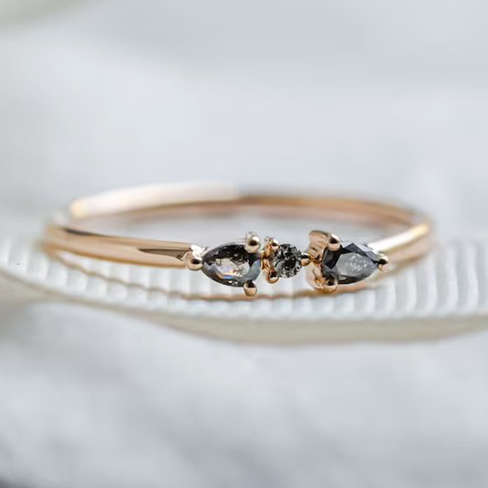 salt pepper diamond ring