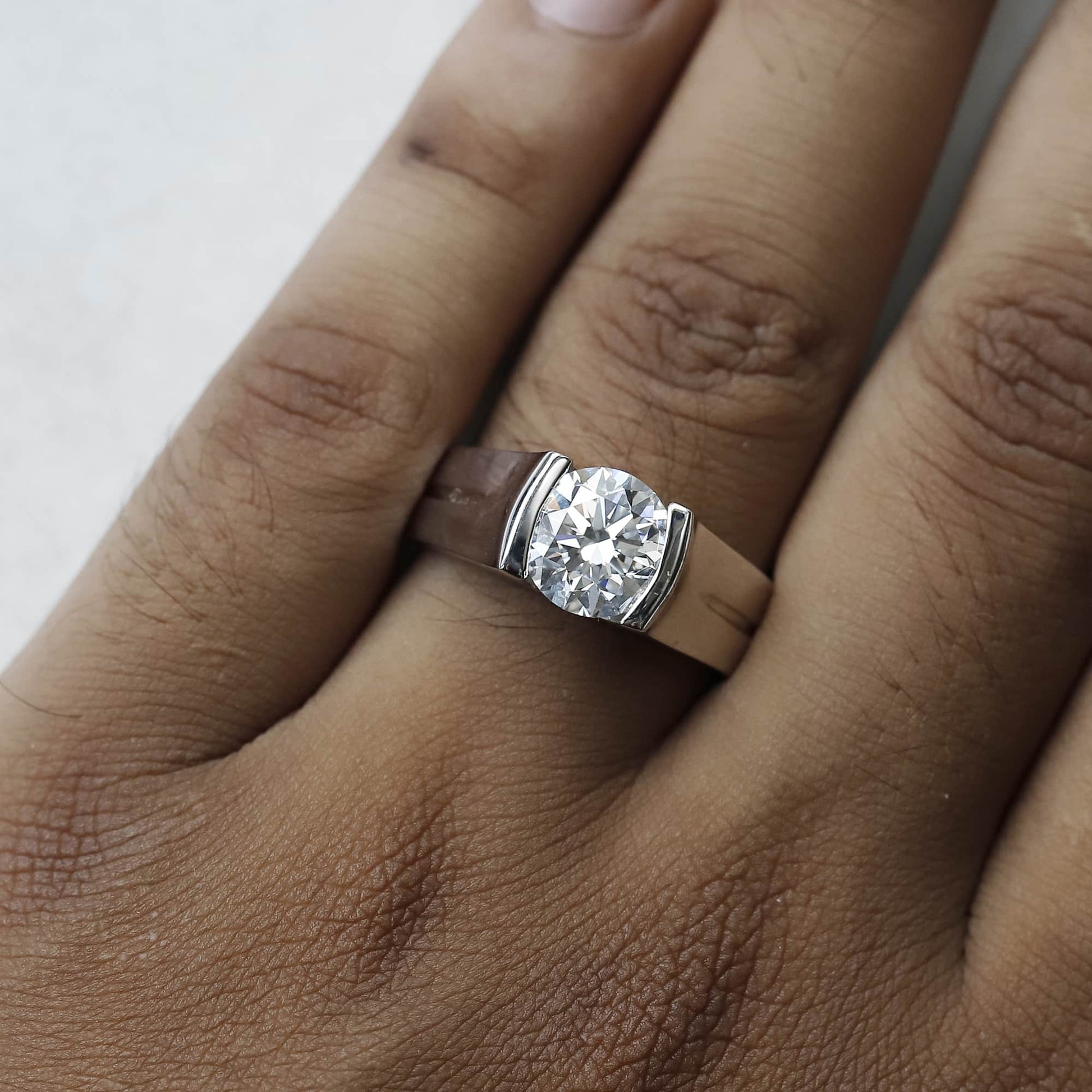 men's diamond engagement ring