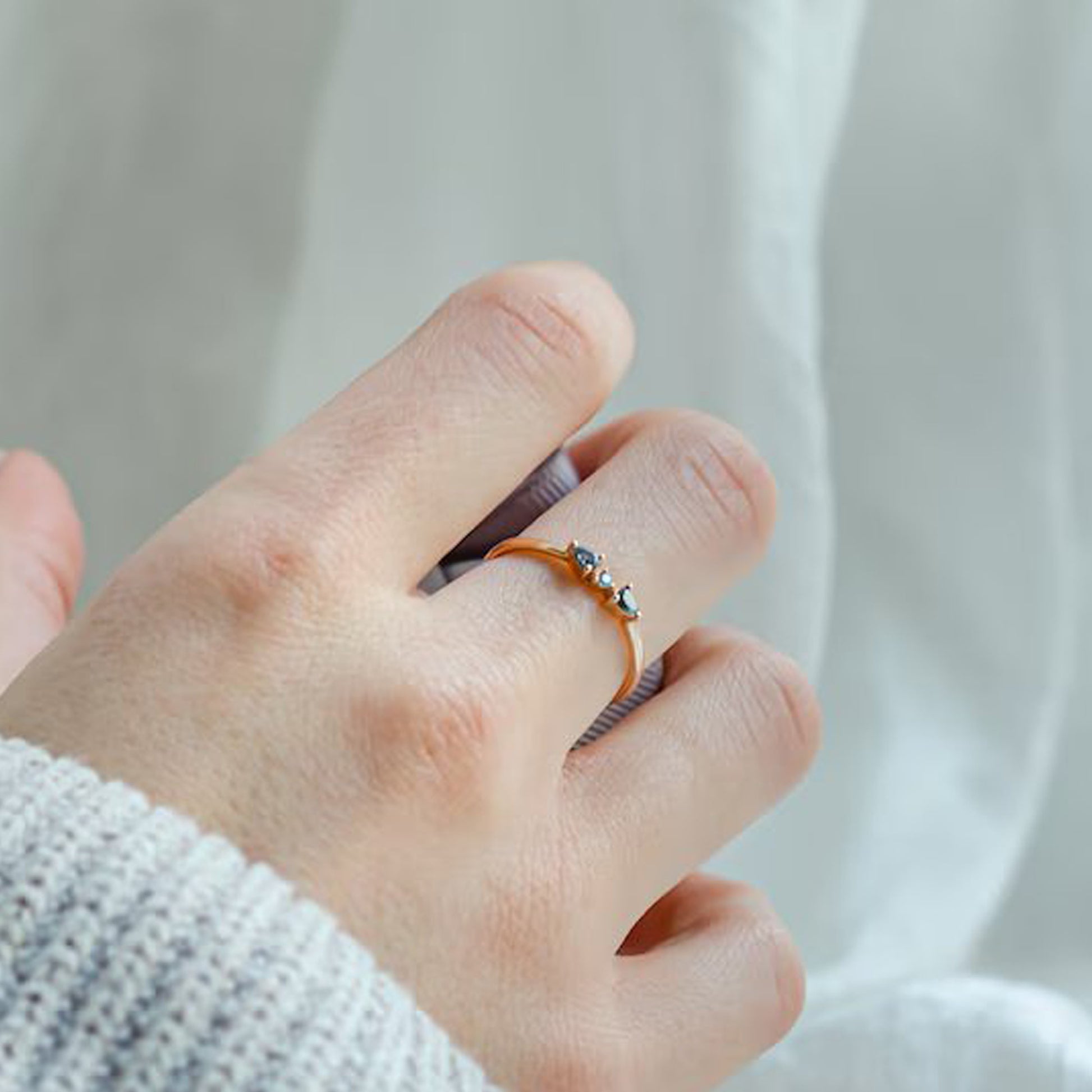 salt pepper diamond ring