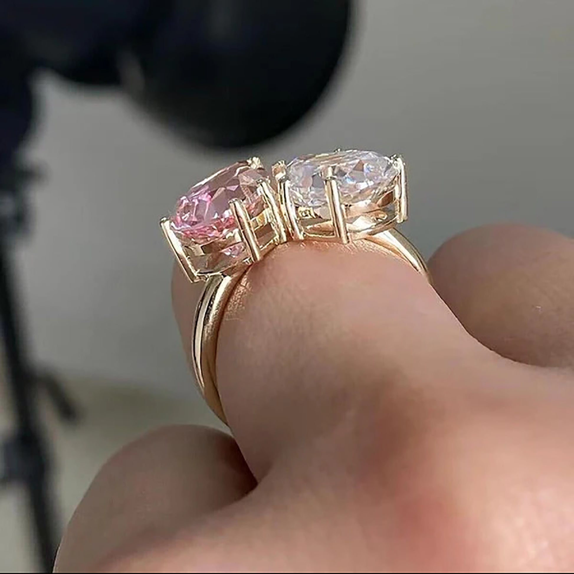 Toi et Moi Engagement Ring