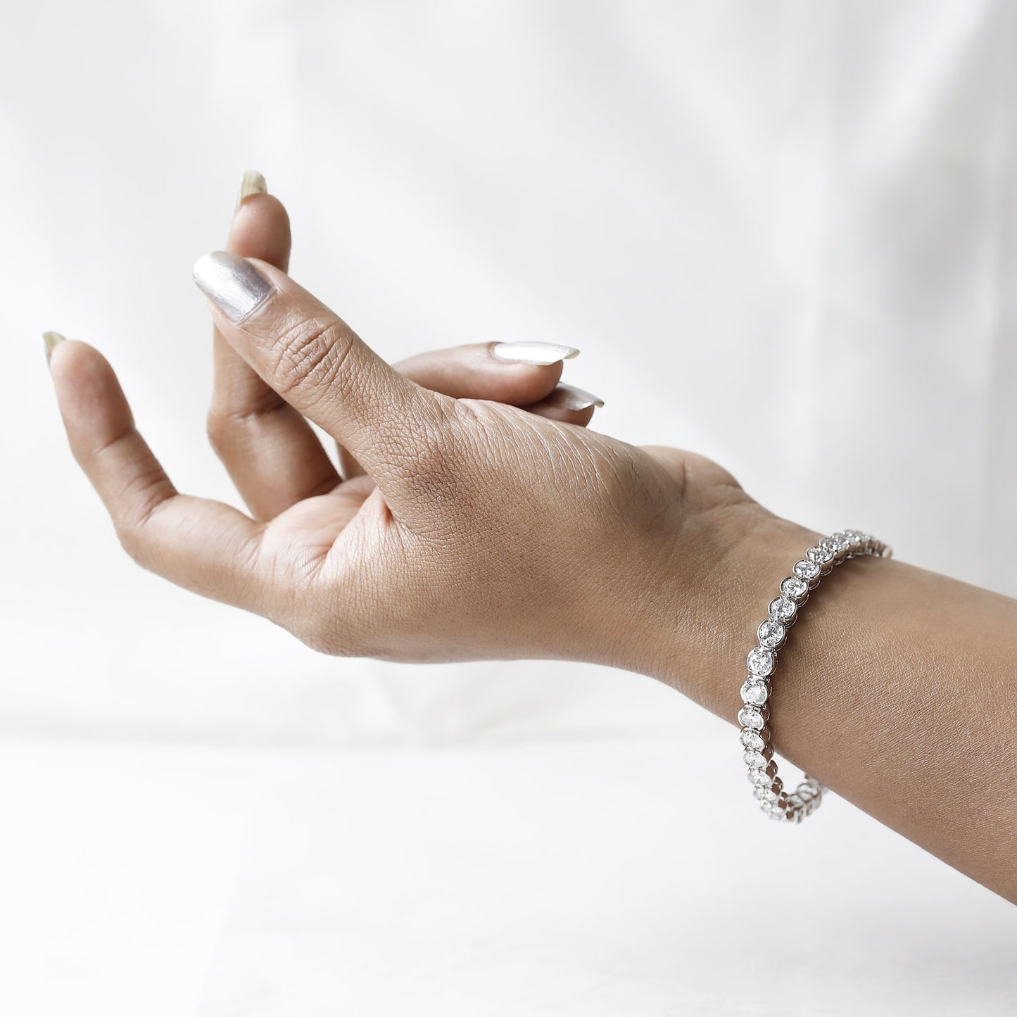 lab grown diamond bracelet