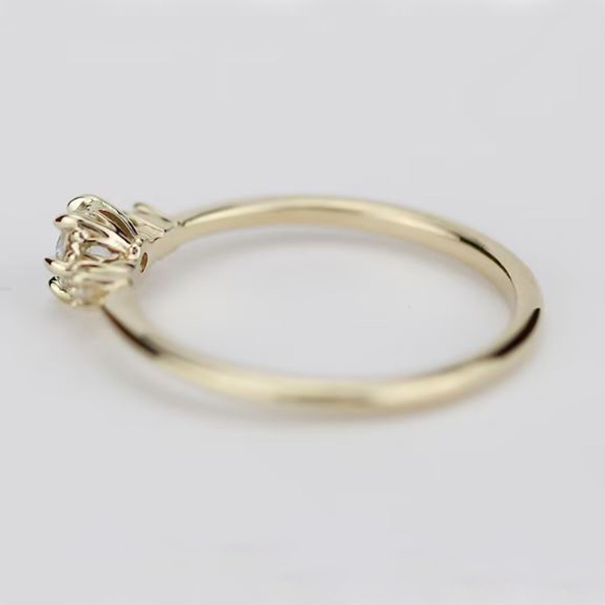 minimal diamond ring