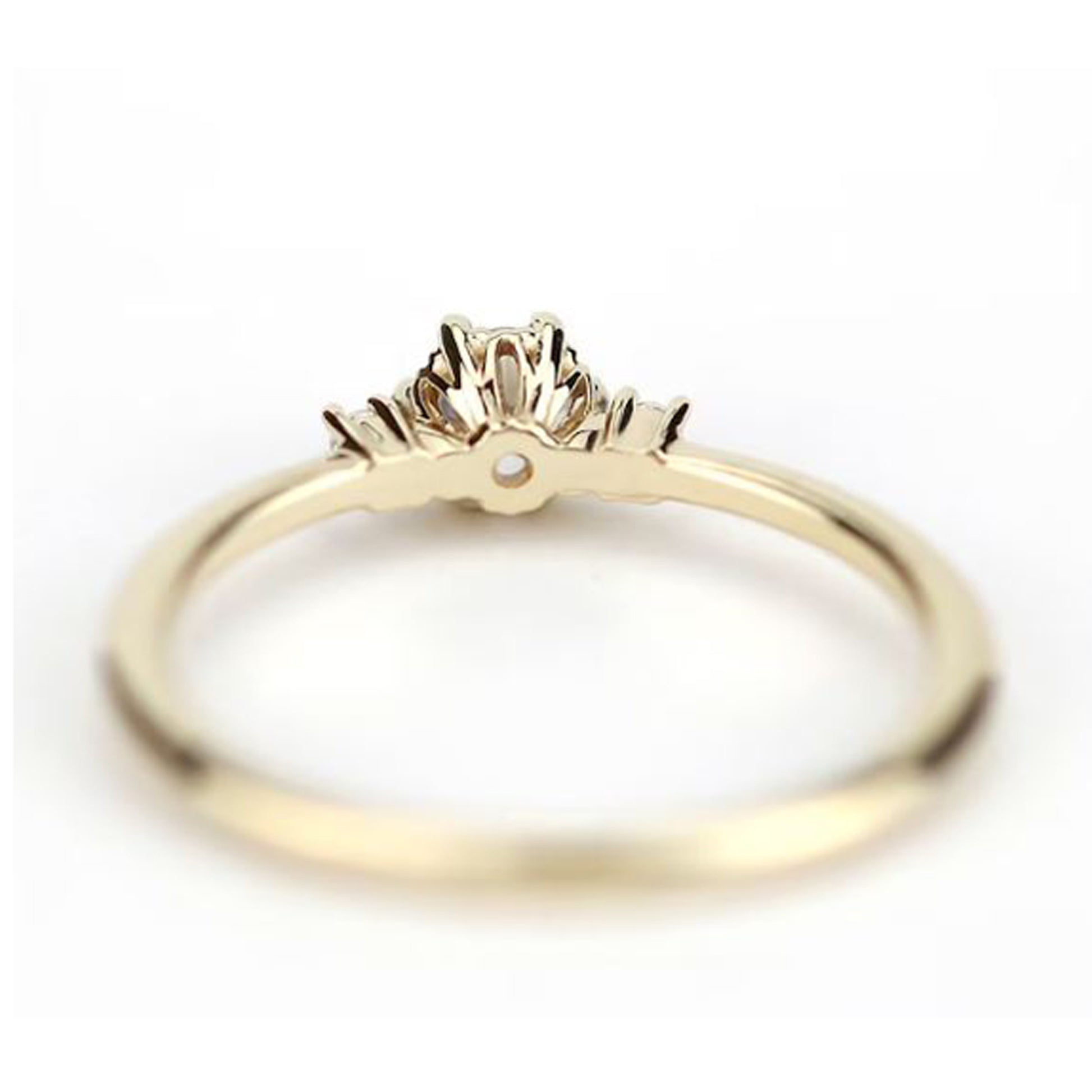 minimal diamond ring