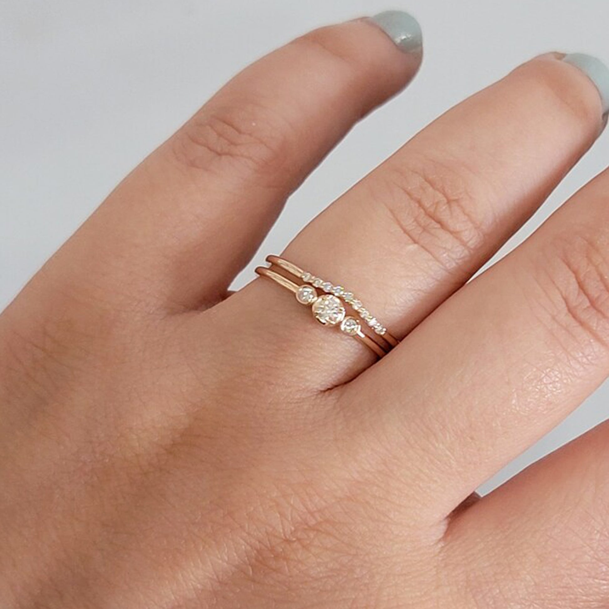 moissanite diamond rings