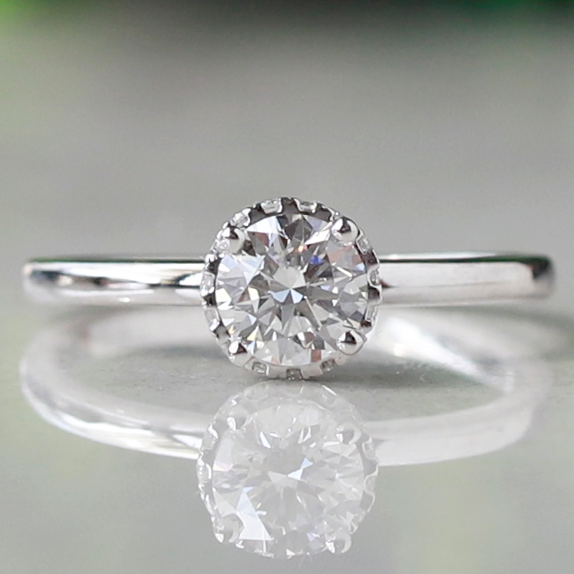 double hidden halo engagement ring