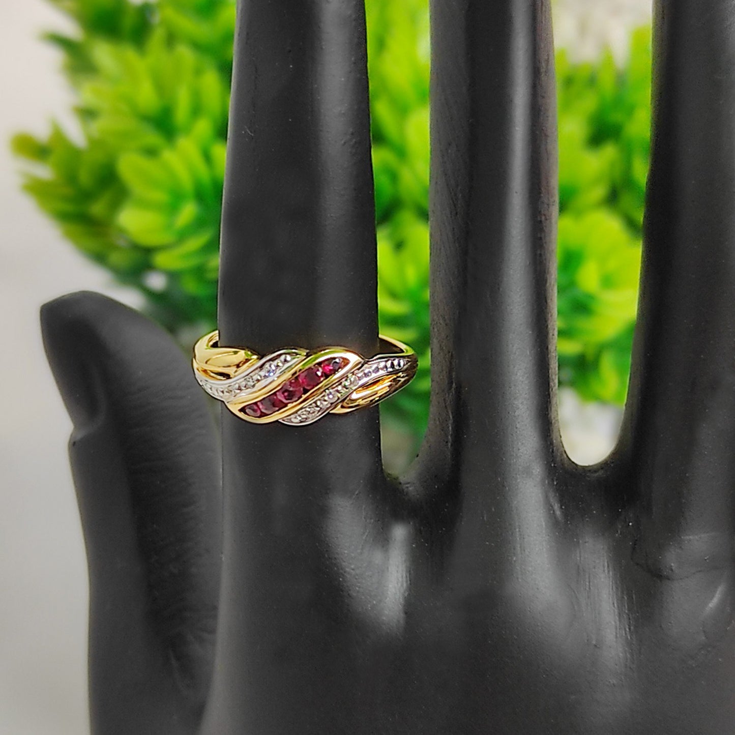 Ruby Swirl Ring