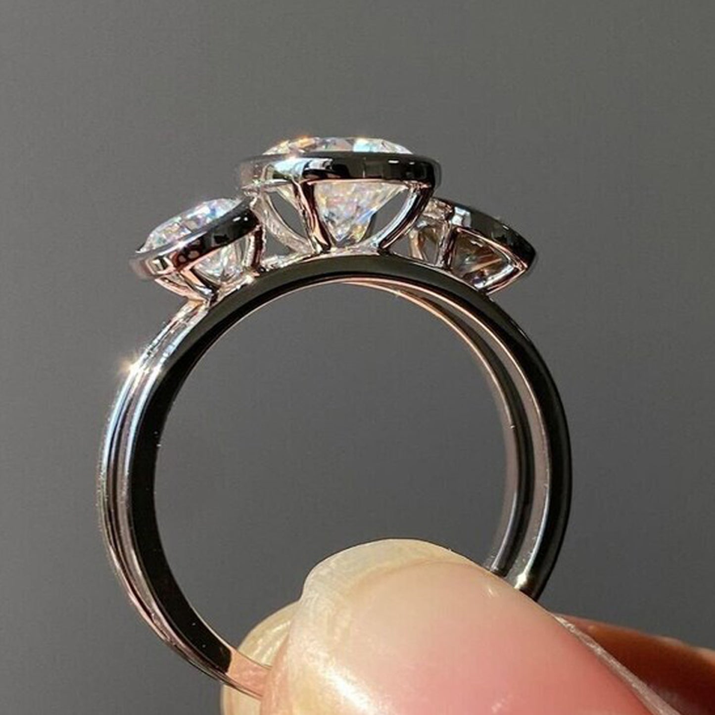 3 stone ring