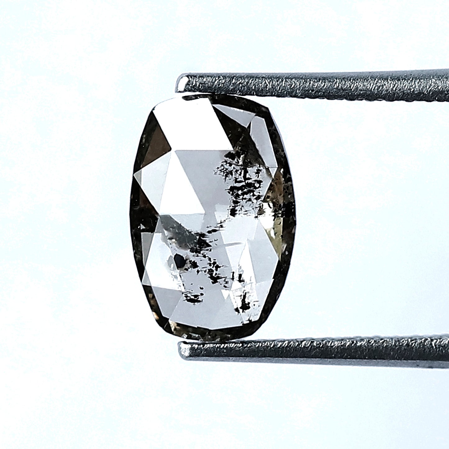 1.45 CT Oval Diamonds Salt and Pepper For Your Ring