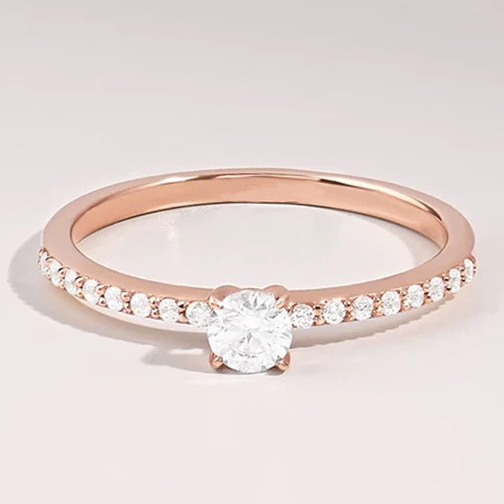 simple diamond engagement rings