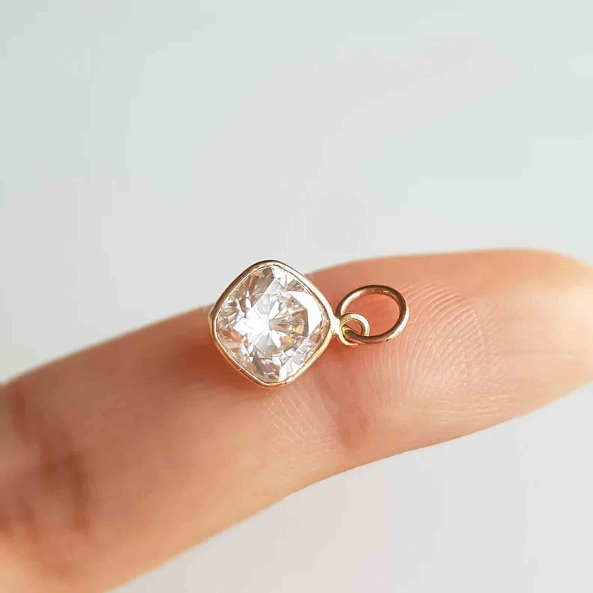 moissanite pendant
