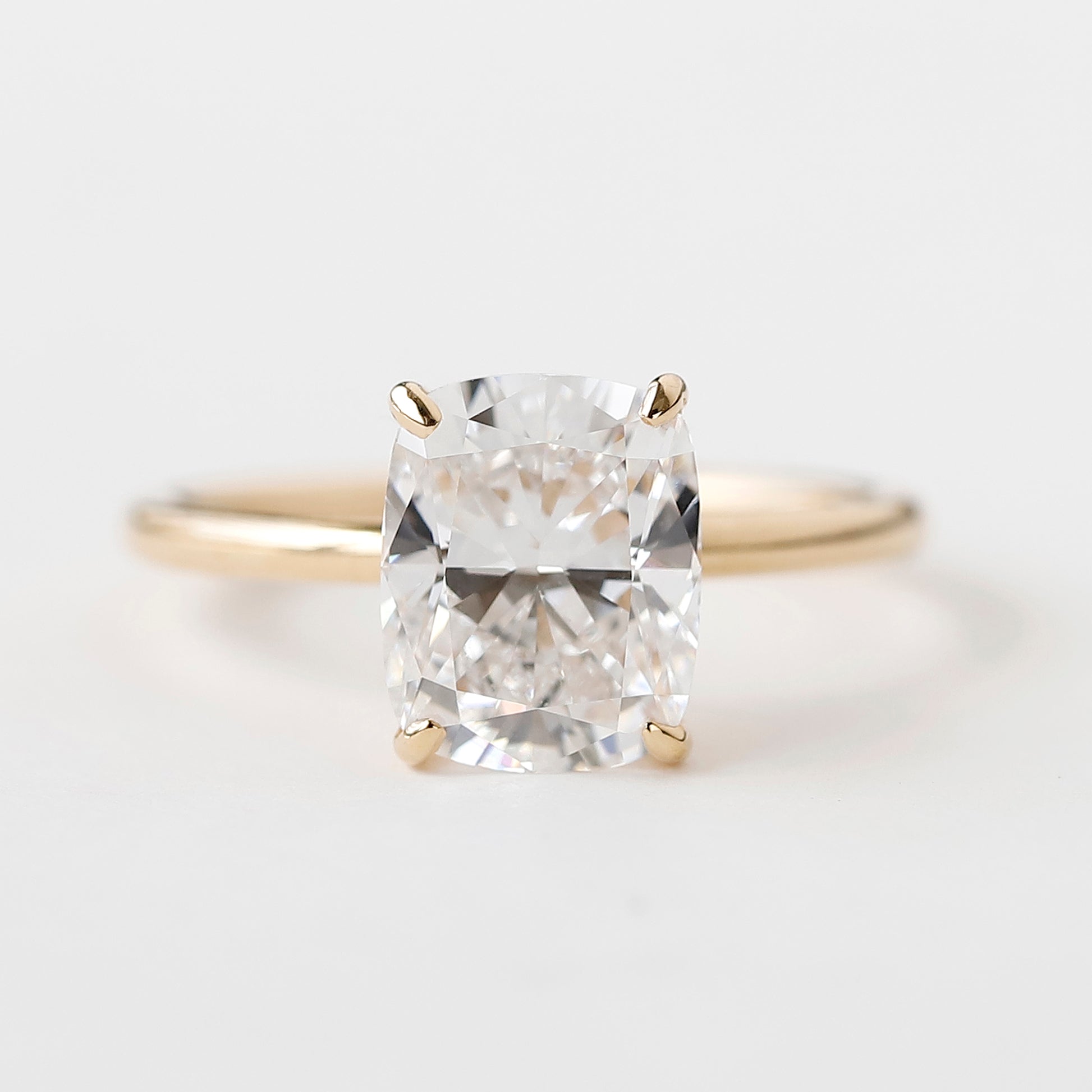 Cushion Cut Lab Grown Diamond Ring