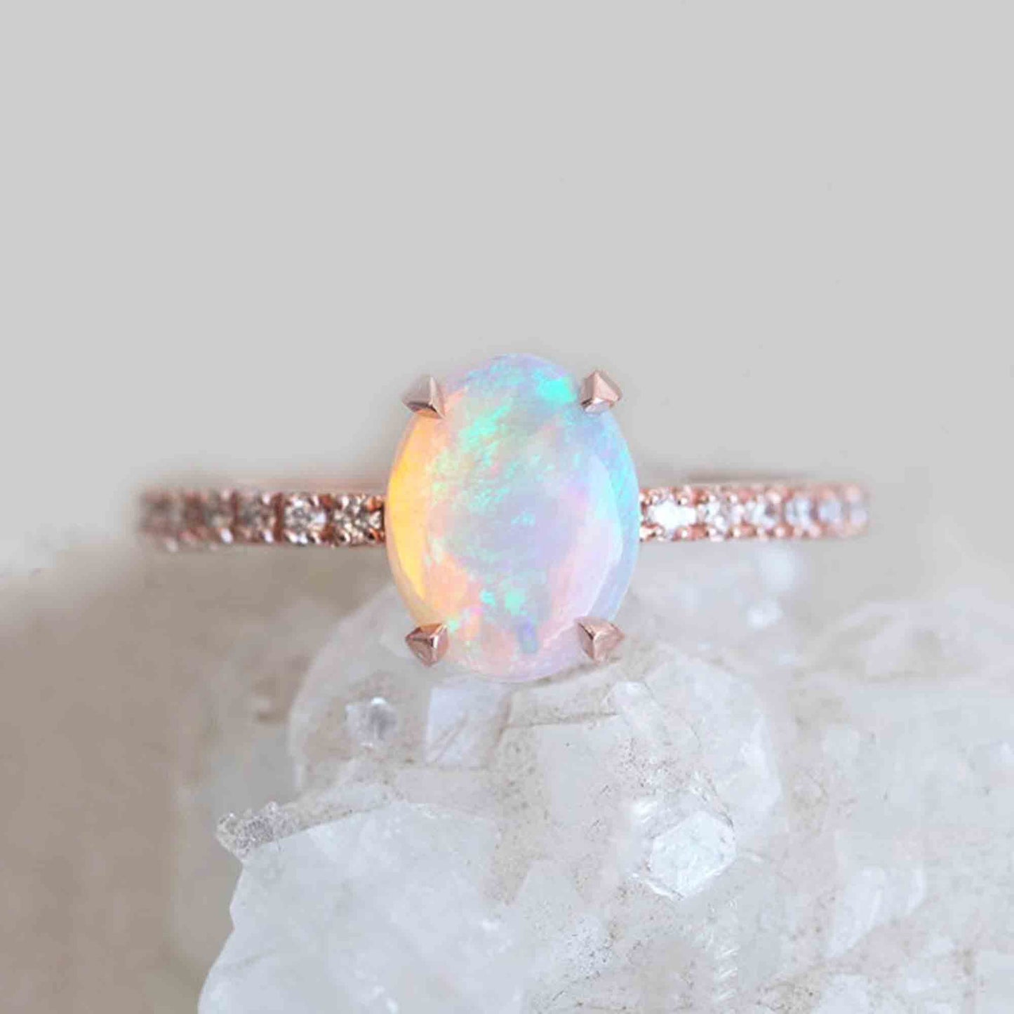 opal engagement ring