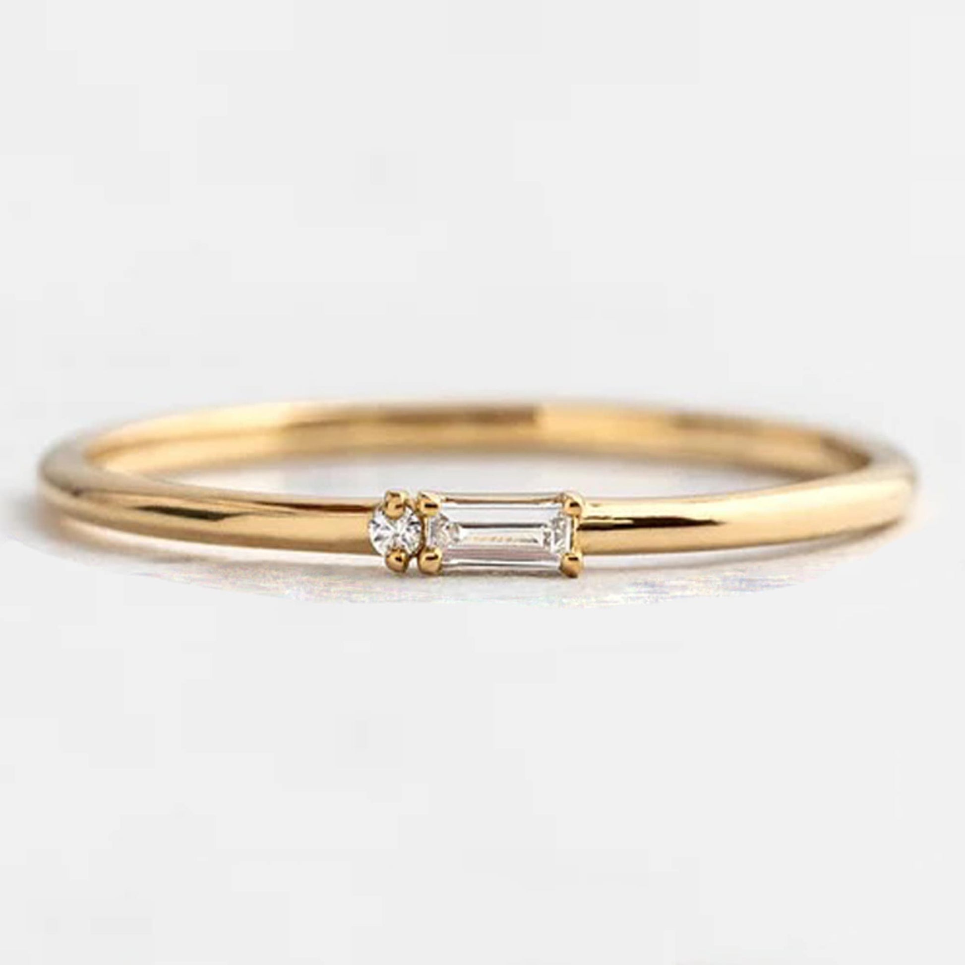baguette diamond ring