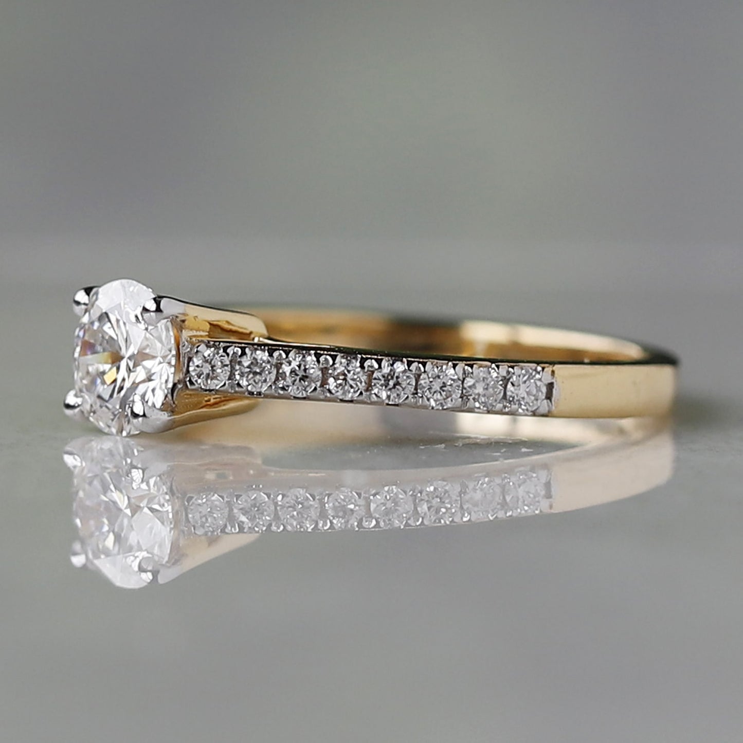 lab diamond rings