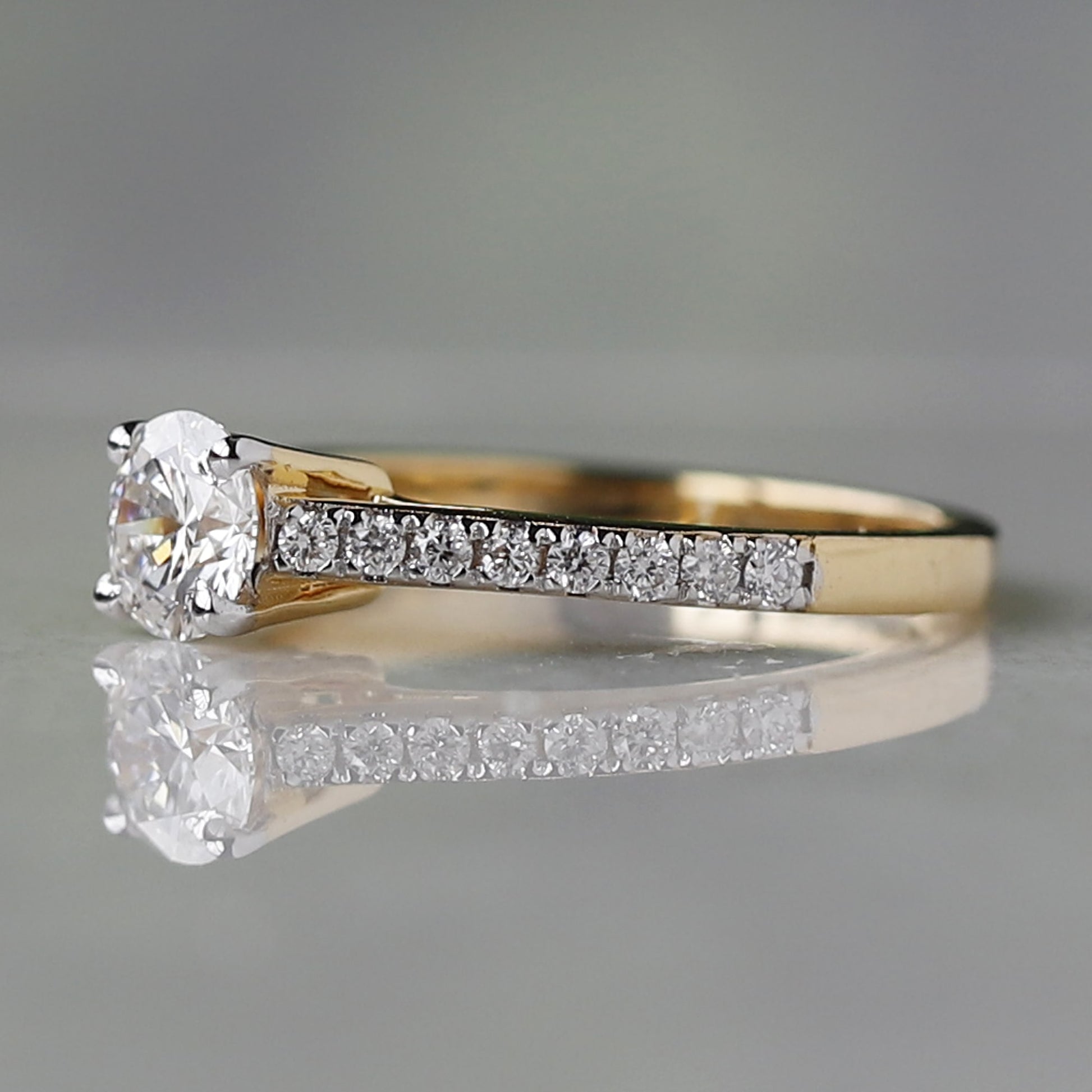 lab diamond rings
