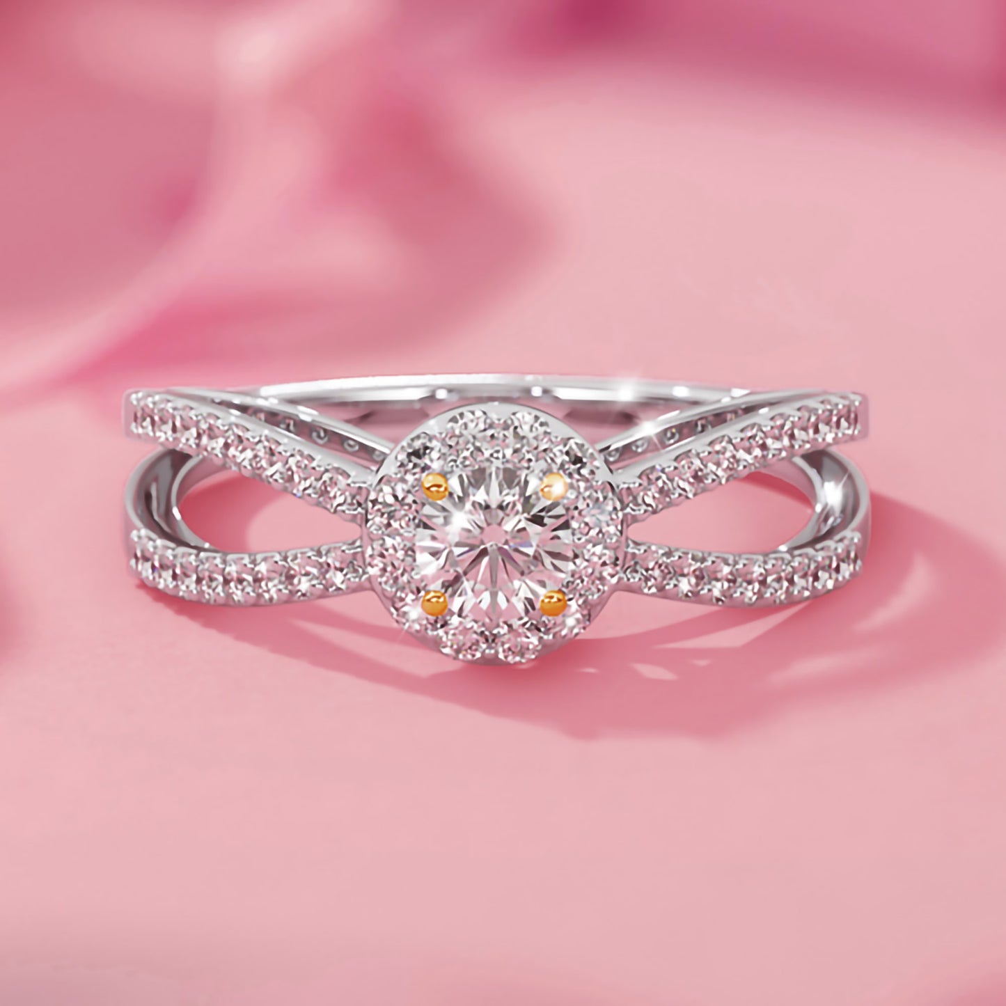 halo engagement ring