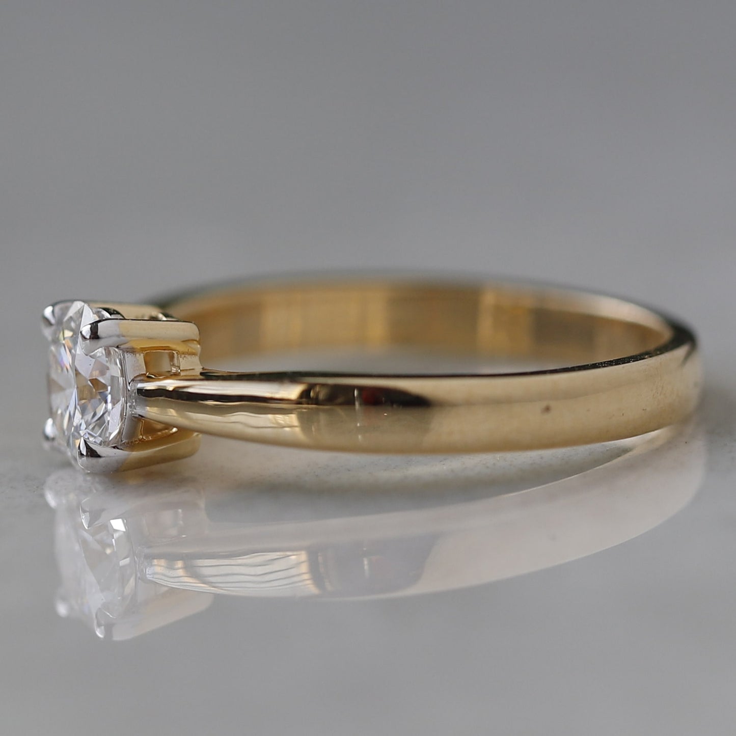 lab created engagement rings