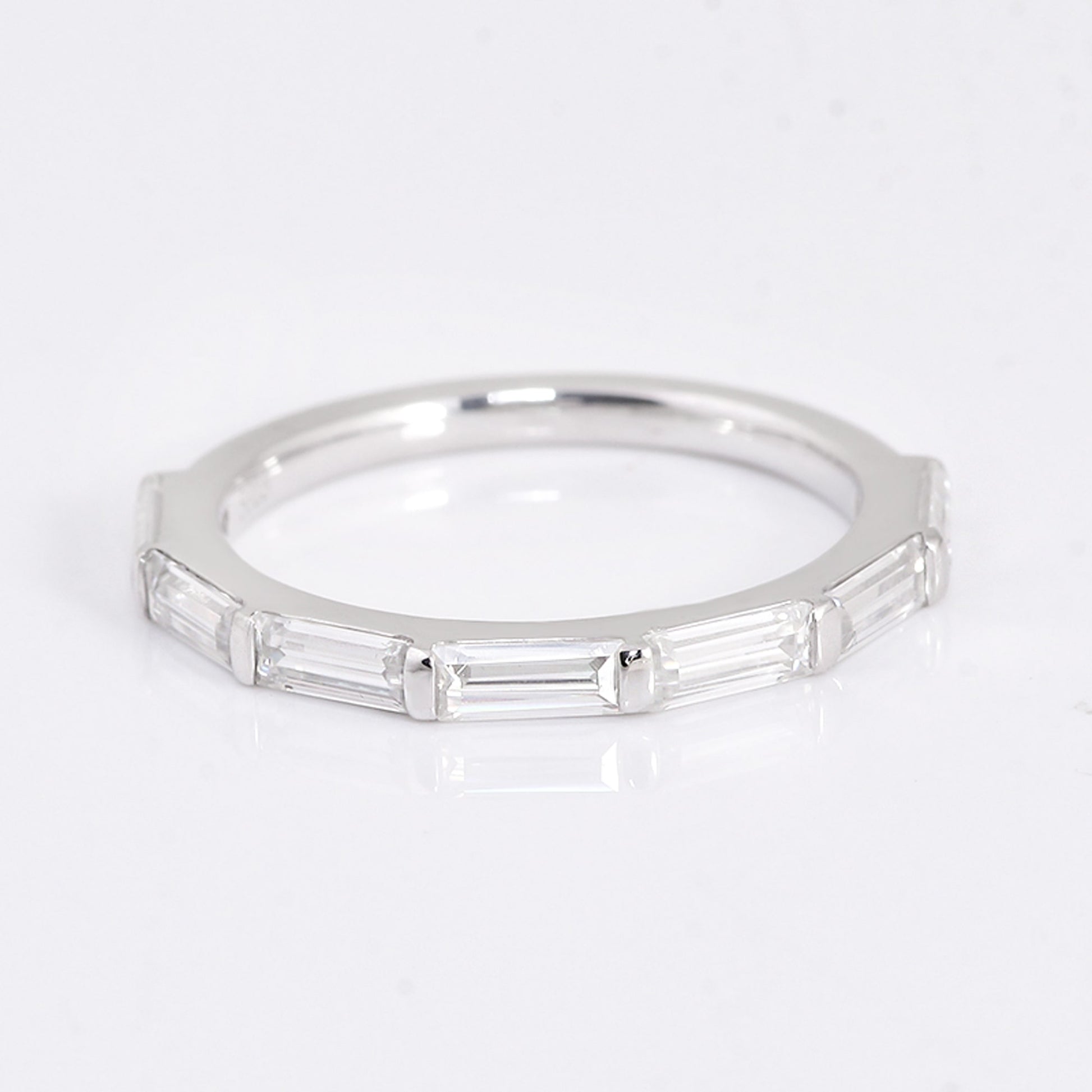 moissanite wedding bands