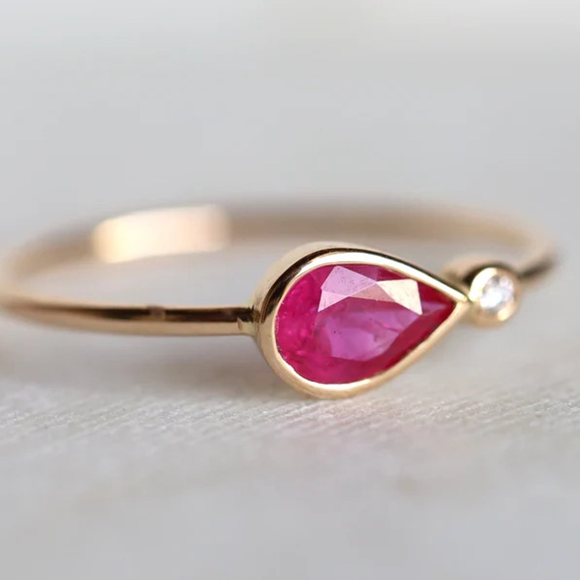 ruby and diamond ring