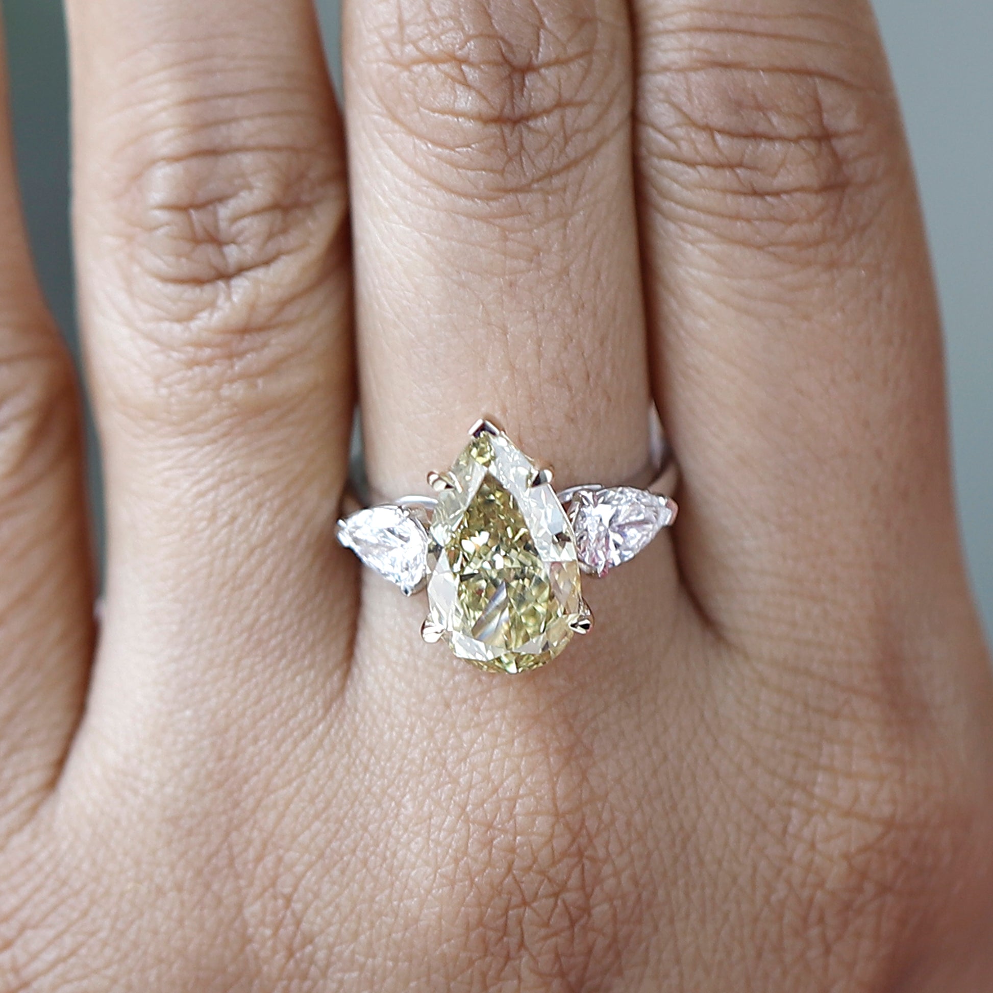 Pear-Shaped Engagement Ring