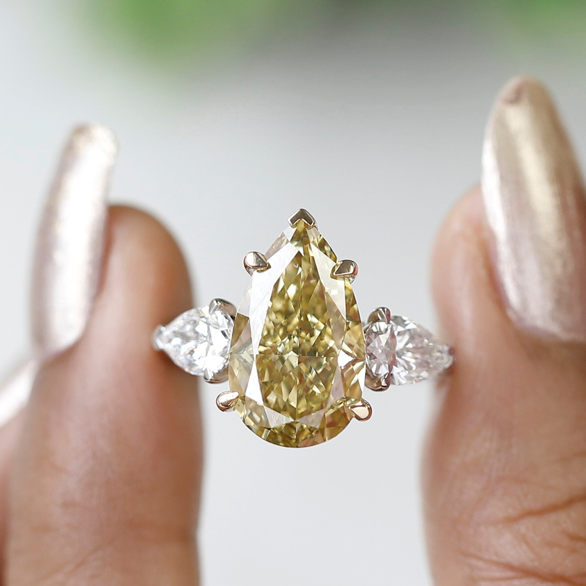 Pear-Shaped Engagement Ring