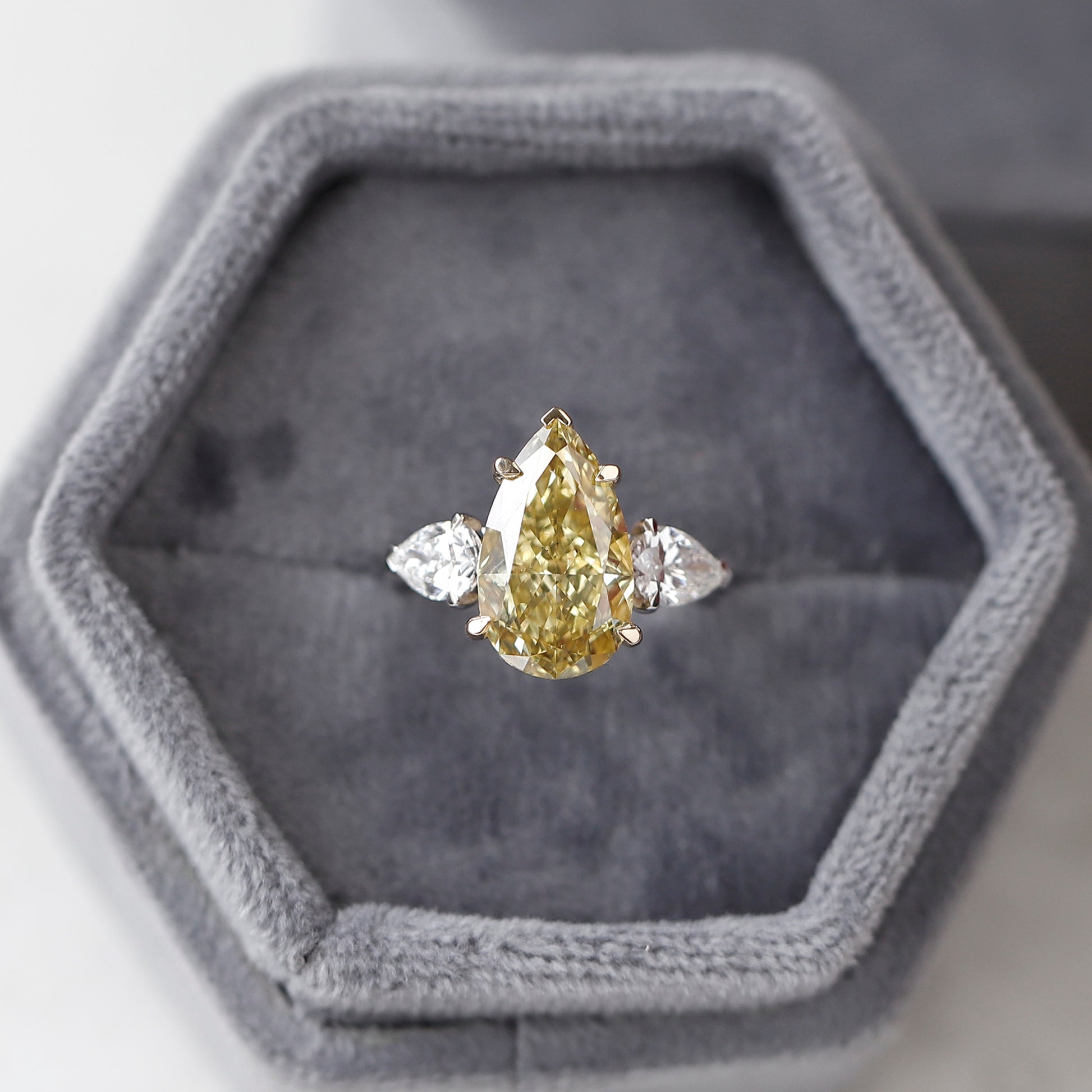 Pear-Shaped Engagement Ring