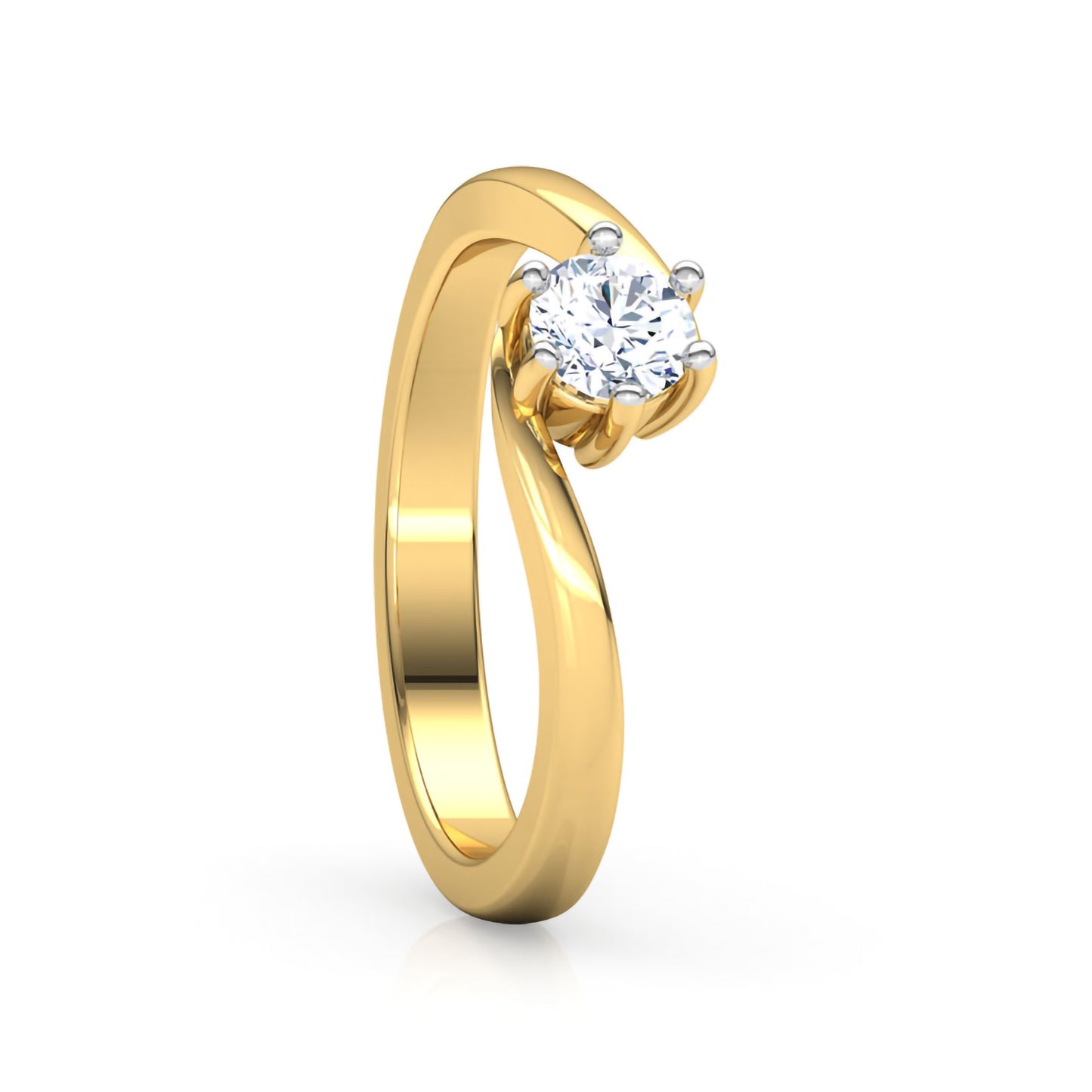 Minimal Moissanite Ring