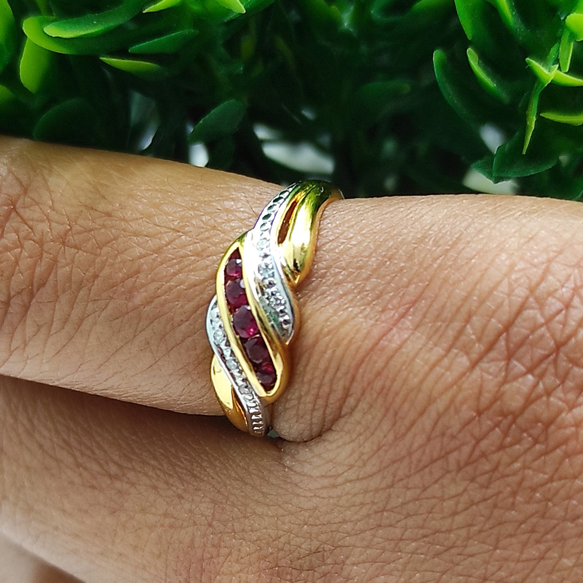 Ruby Swirl Ring