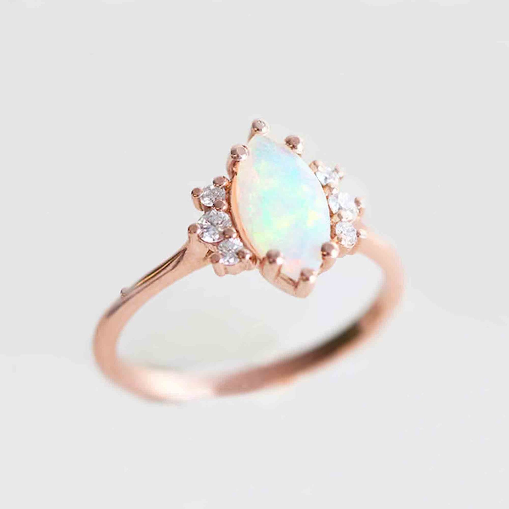 opal marquise ring