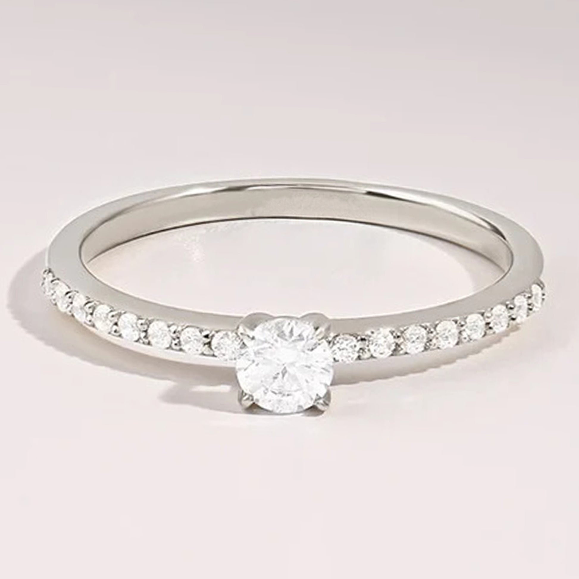 simple diamond engagement rings