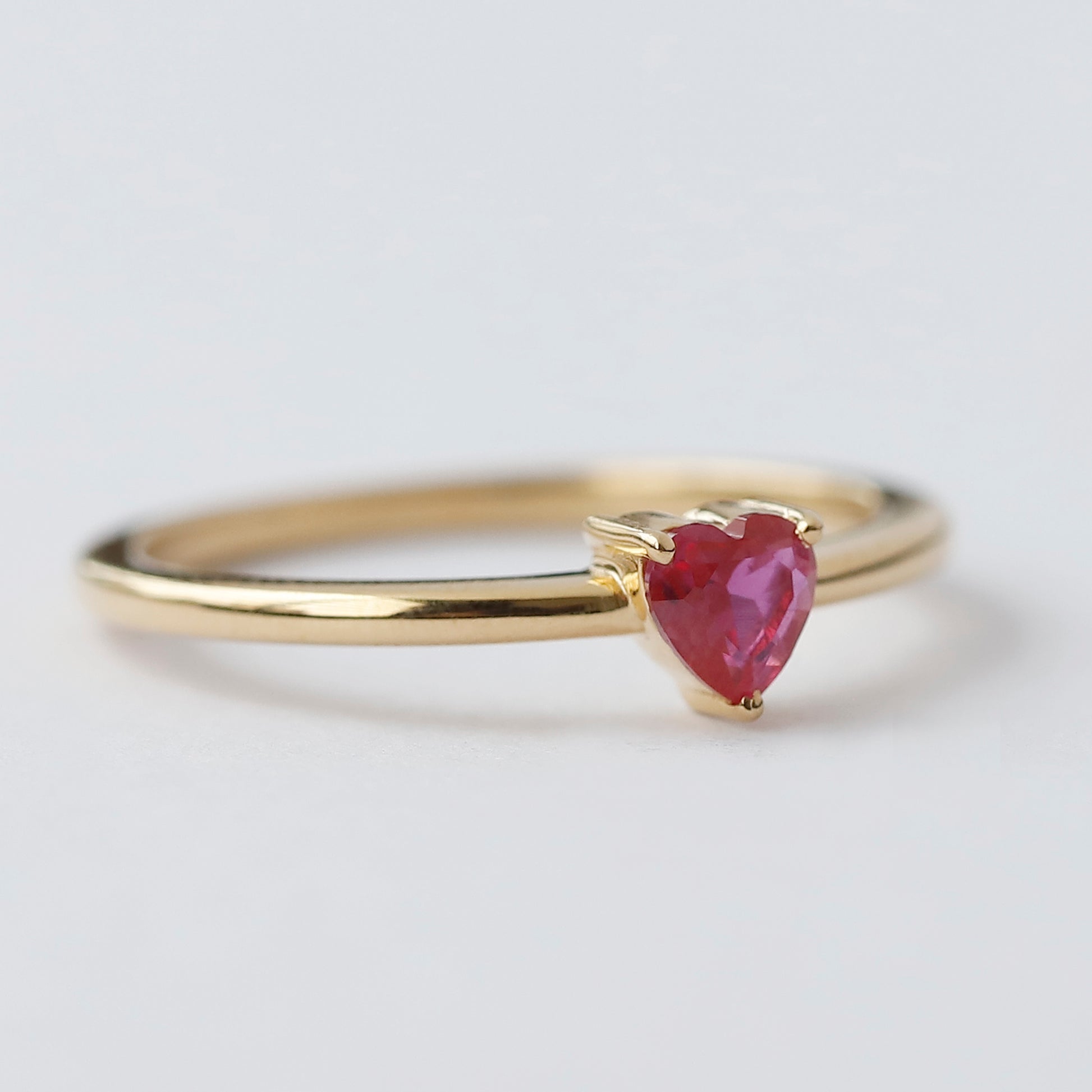 Ruby Heart Ring