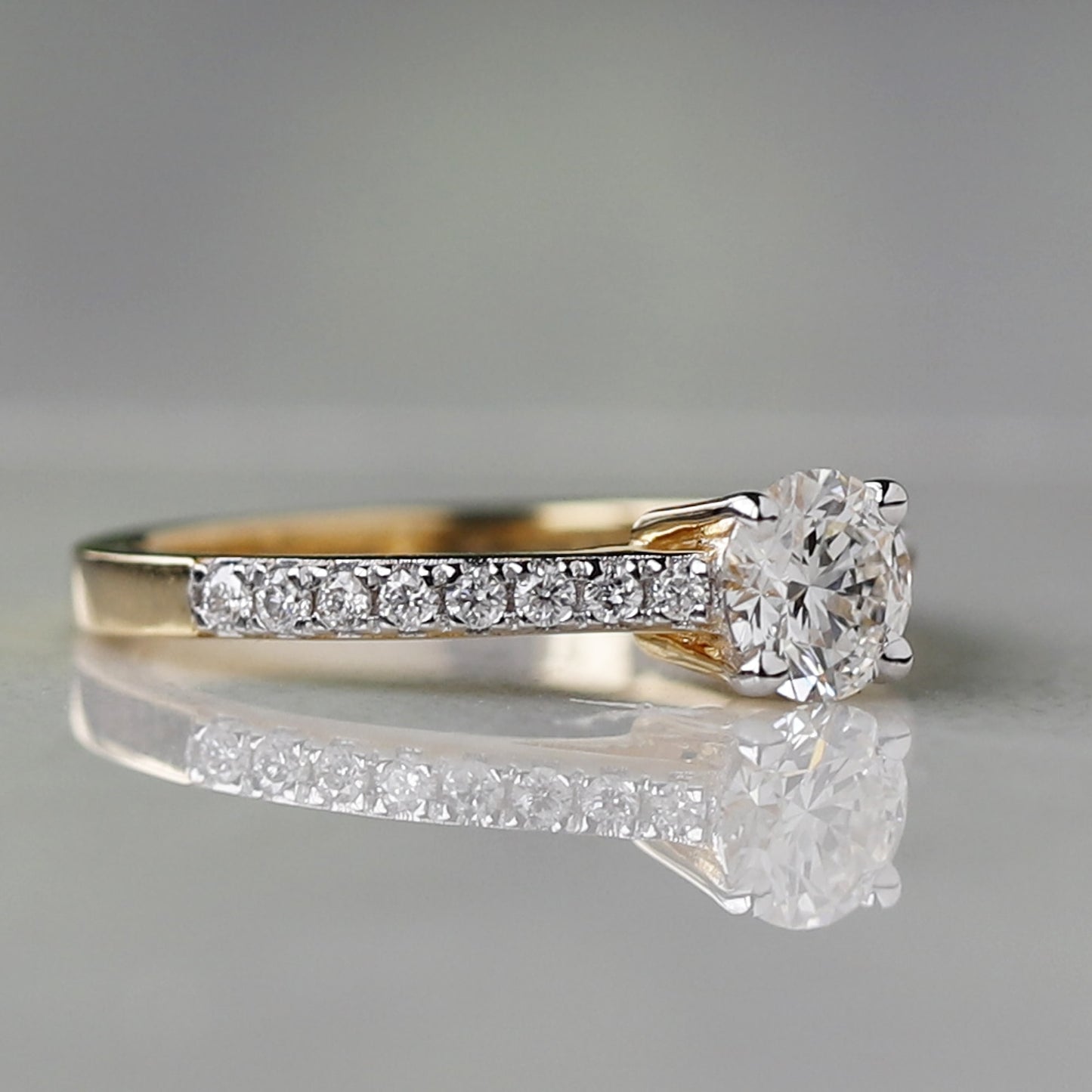 lab diamond rings