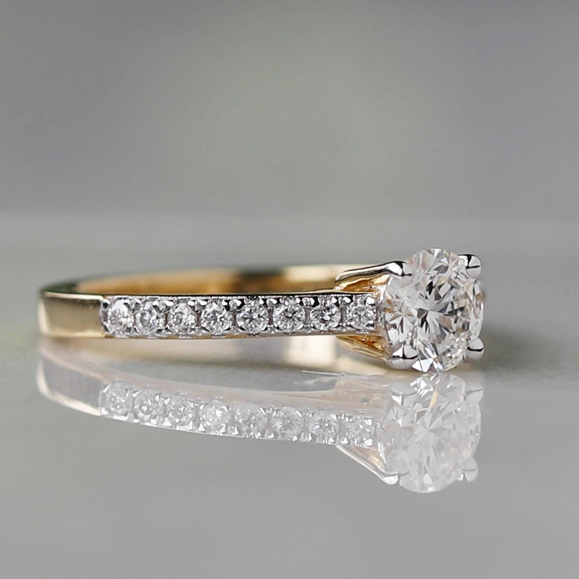 lab diamond rings