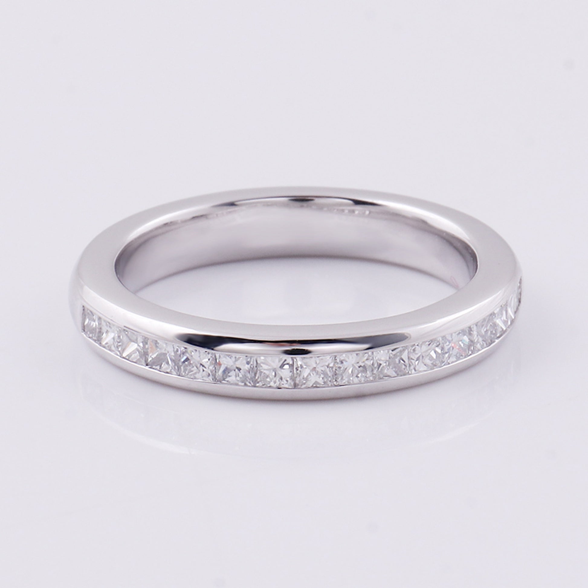 moissanite engagement ring princess cut