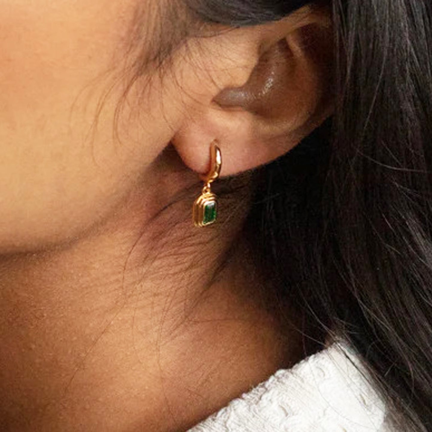 emerald earrings