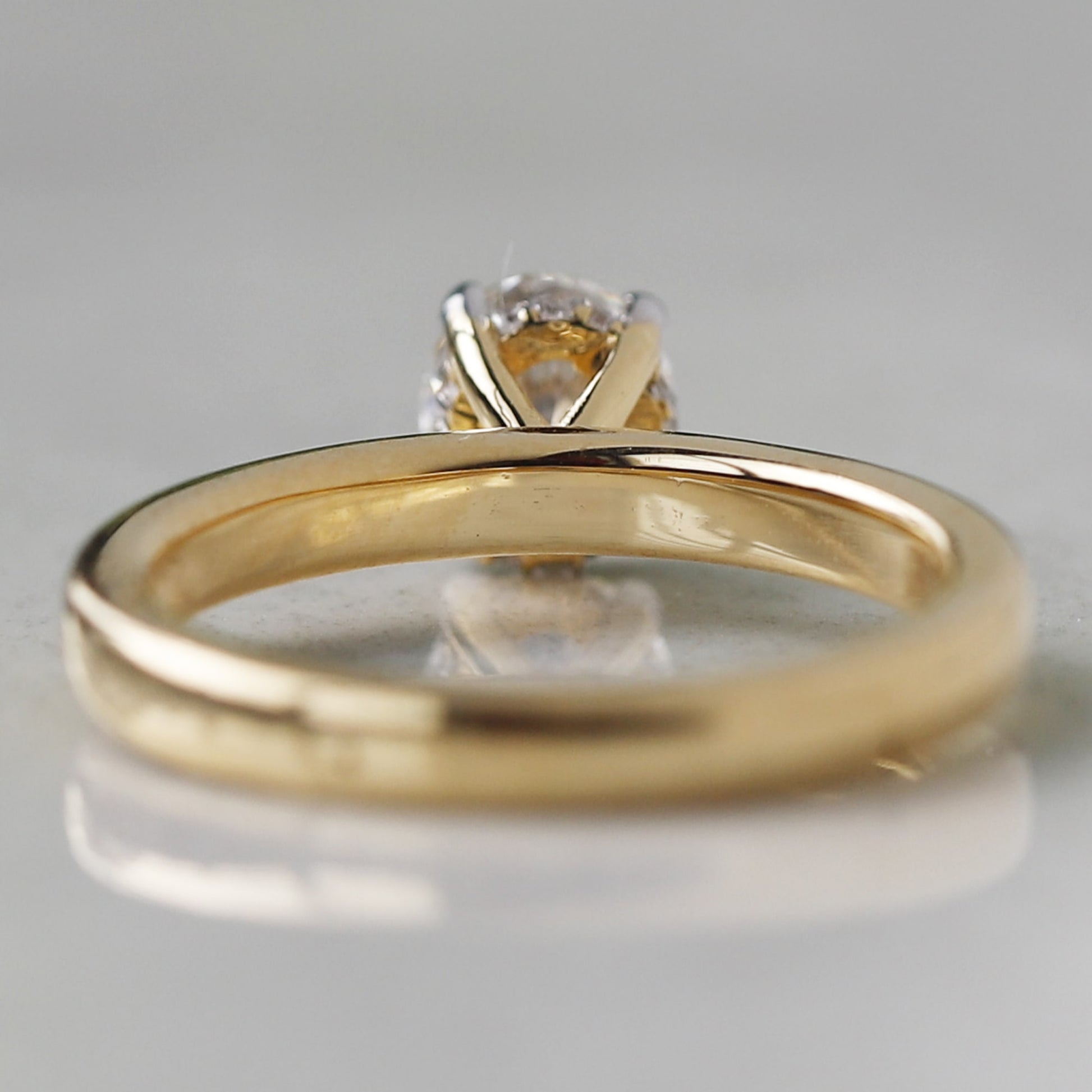 Yellow Gold Solitaire Engagement Ring